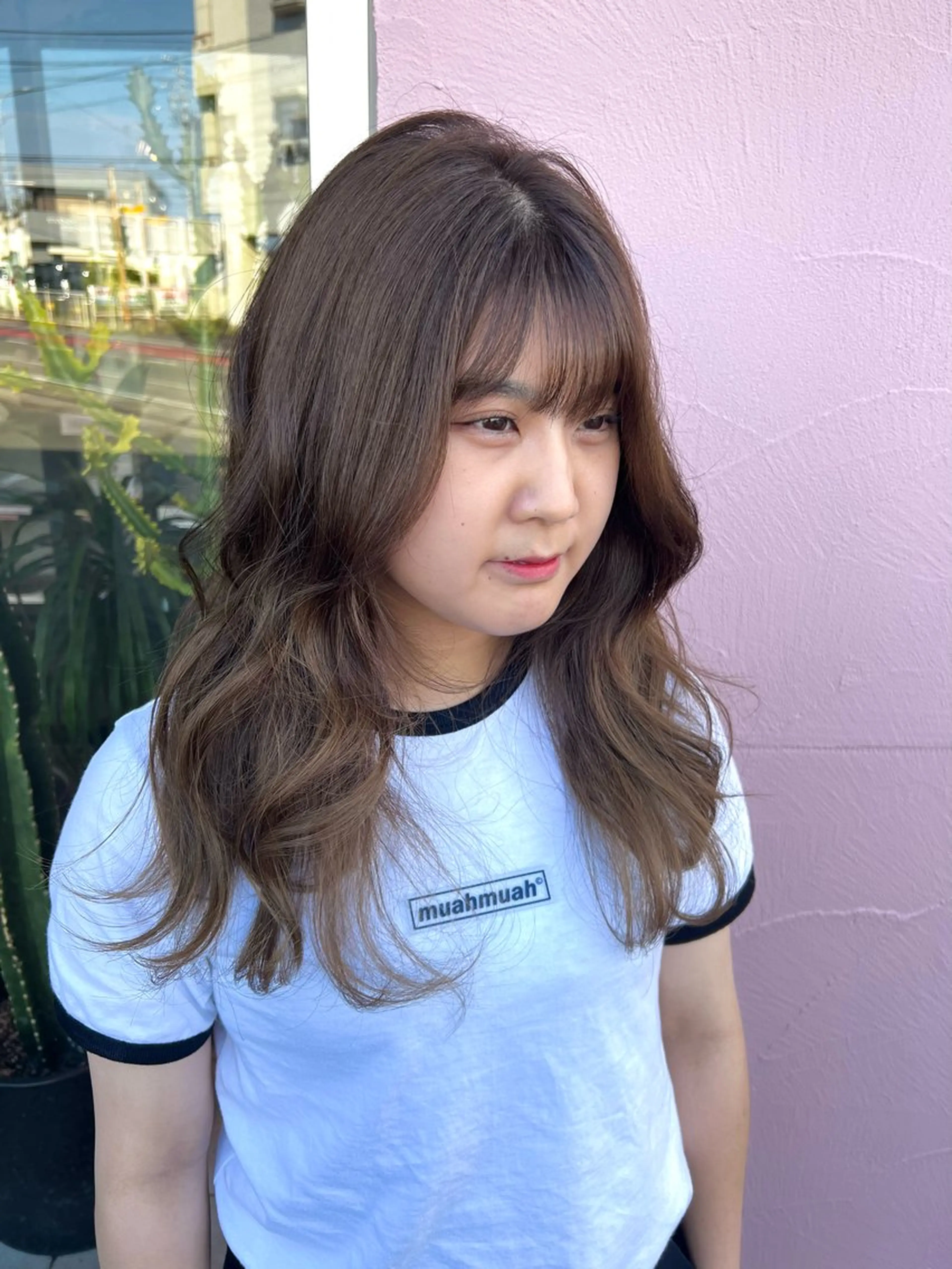 ロング カラー アッシュ 黒髪 ブリーチ ブルーカラー ブルーブラック 🌿寄り添い型美容師 🌿yuiのヘアスタイル