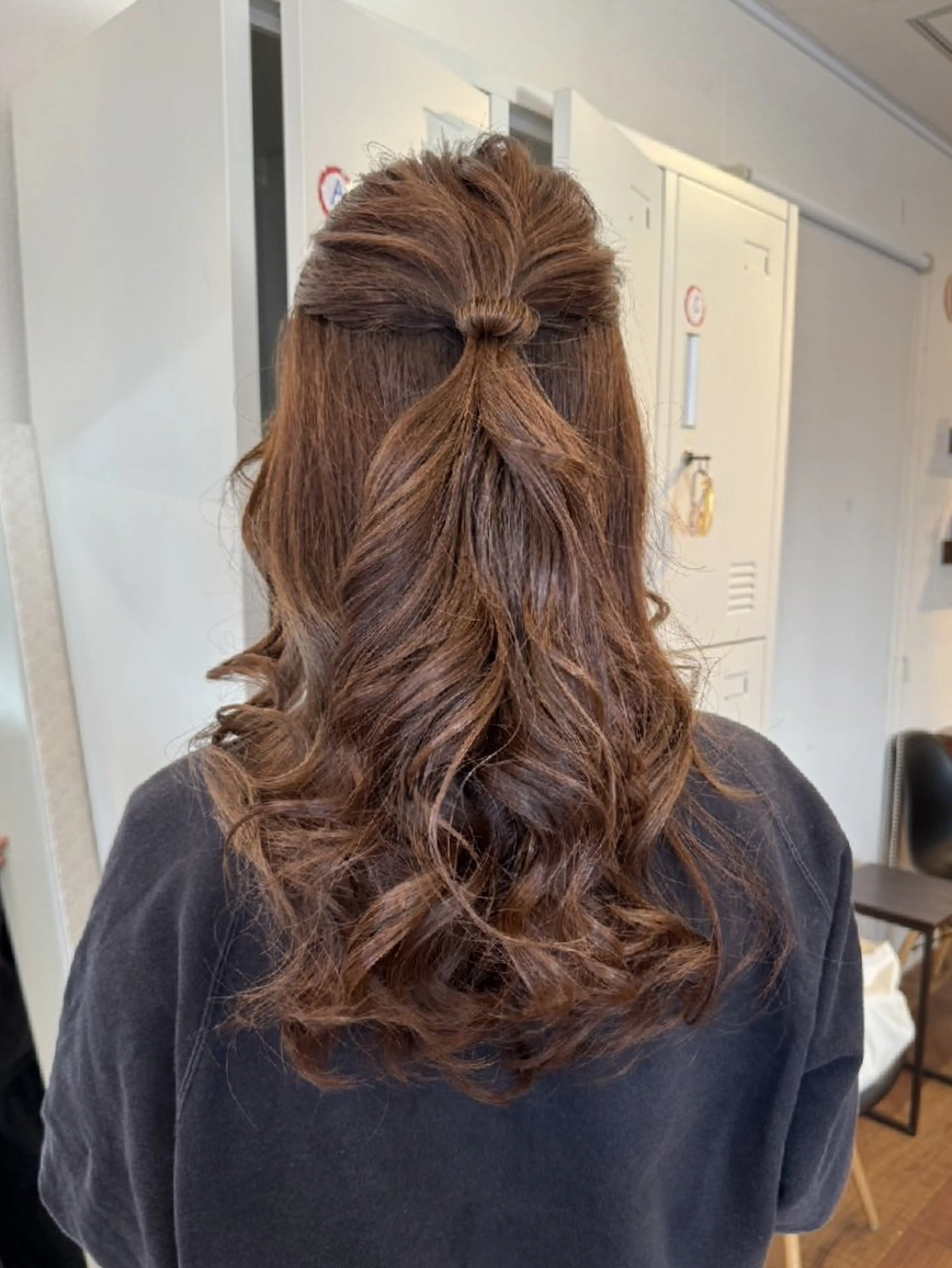 ロング ヘアセット MOLLA 浅香山店所属・谷口ゆめ/縮毛矯正/ 大人女子/眉ワックスのヘアスタイル