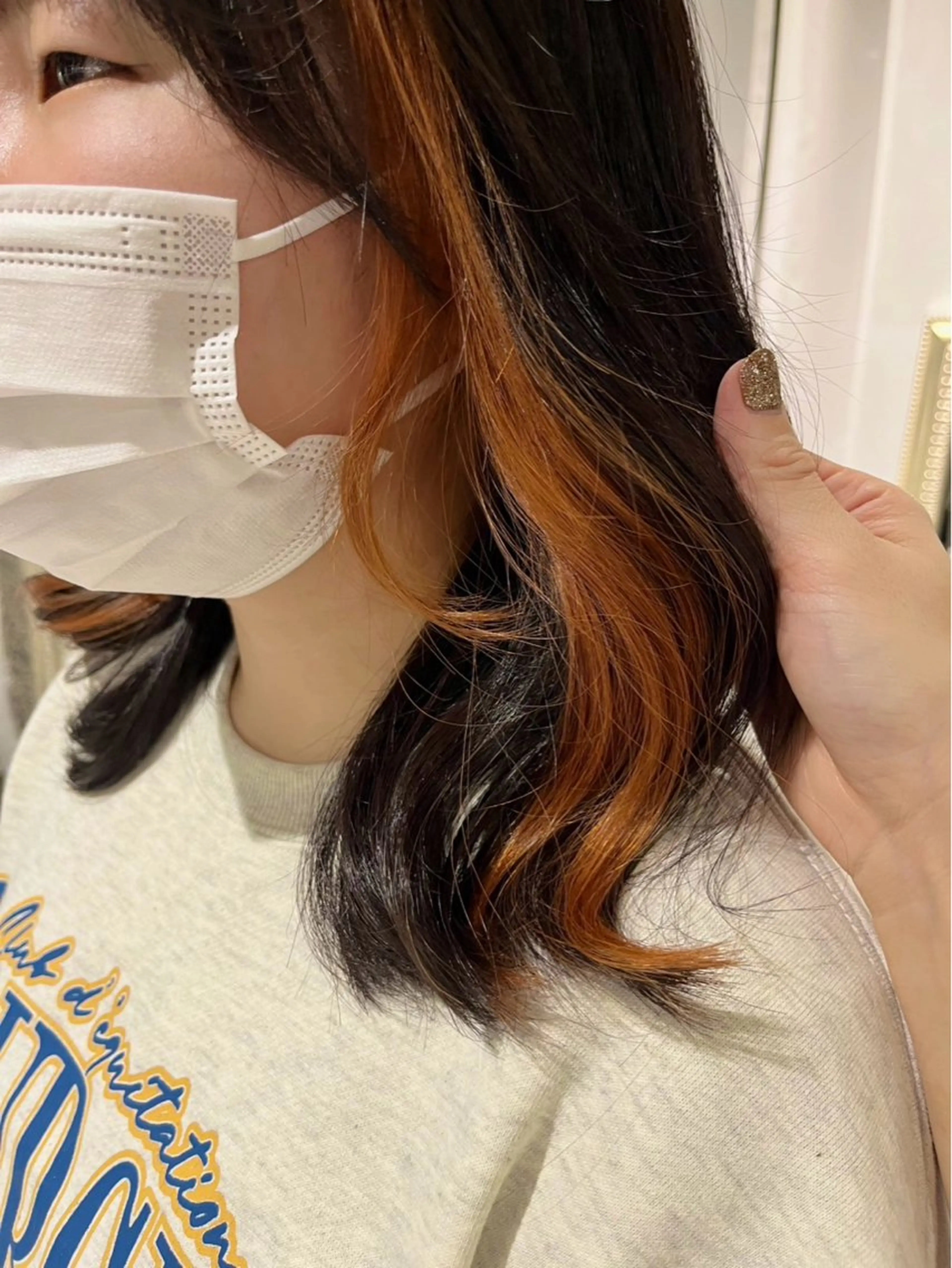 ミディアム カラー inc新小岩 Rionのヘアスタイル