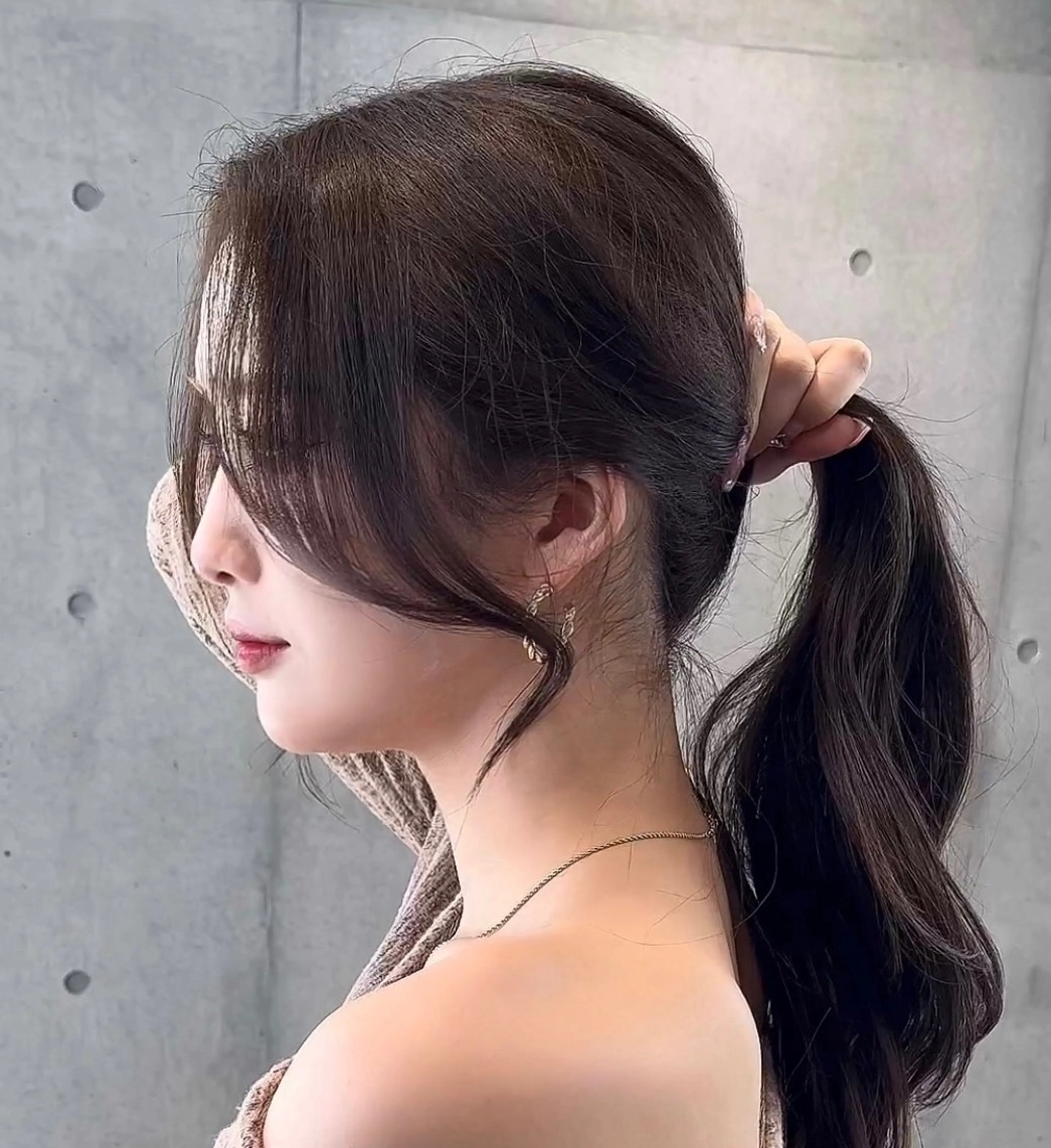 ミディアム カラー カット ヘアカラー トリートメント 🌫️大人韓国ヘア 🌫️naoyaのヘアスタイル