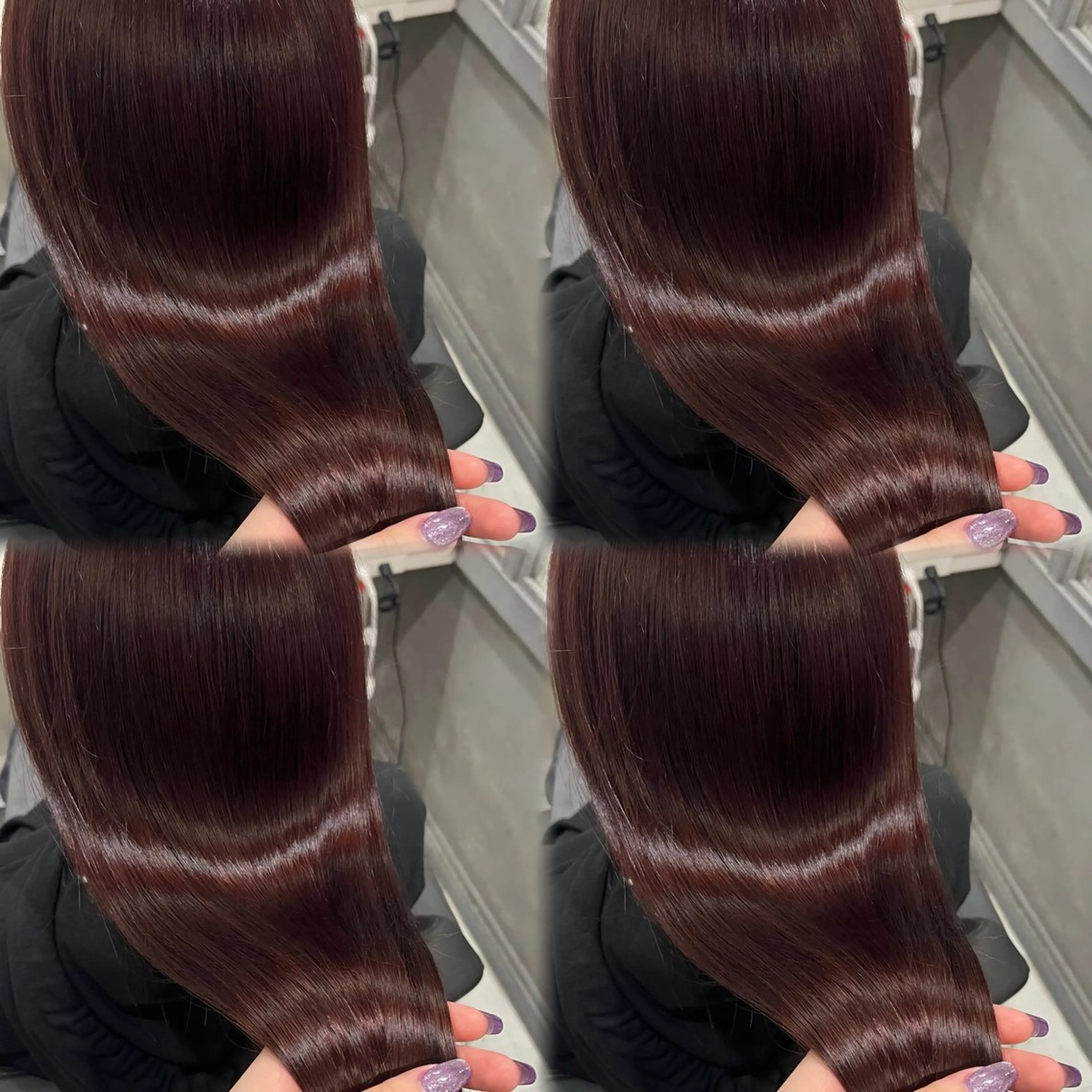 ロング カラー ヘアカラー トリートメント 🦋REISA🦋 エクステ×ハイトーンのヘアスタイル