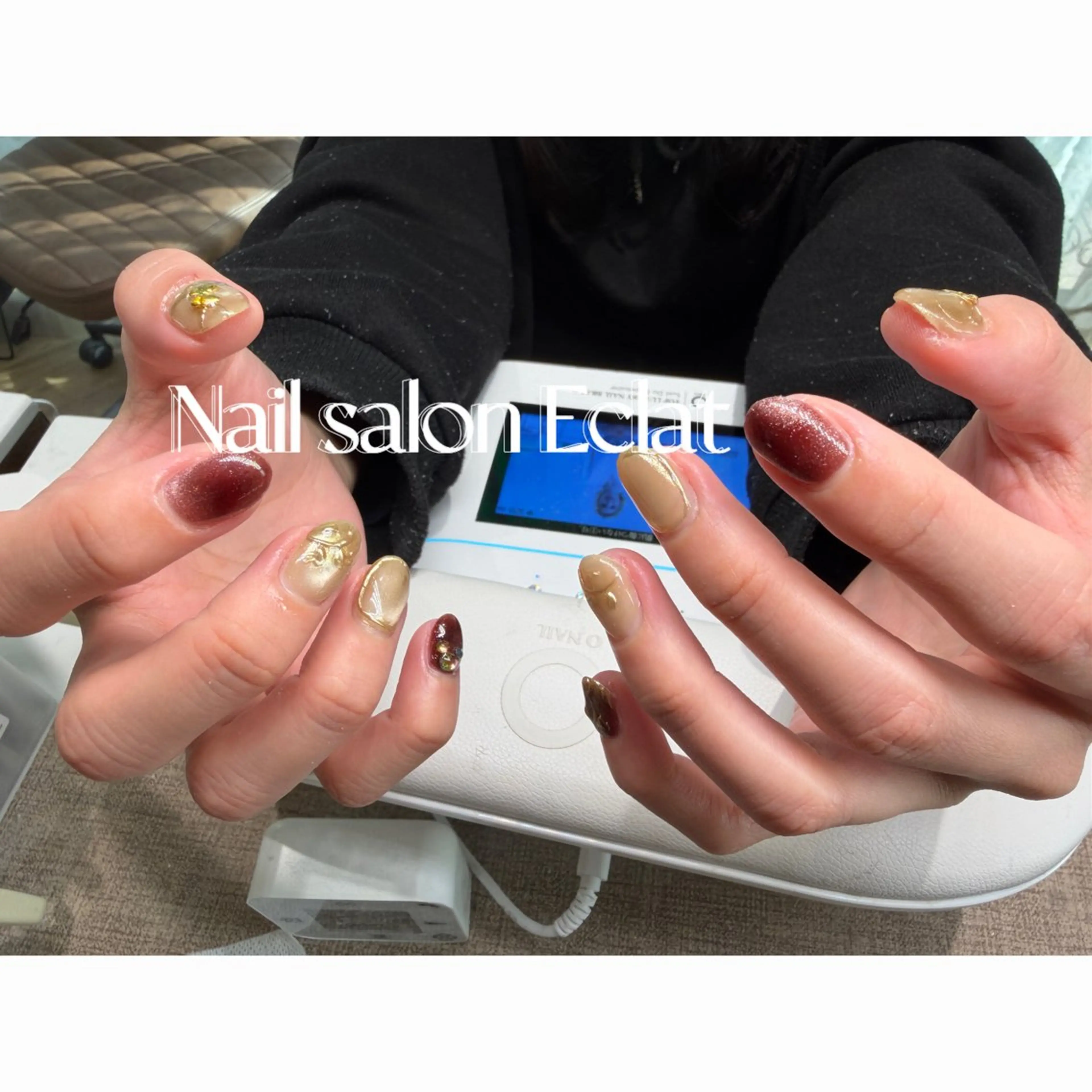 ネイル 持ち込み エクラ はるのネイルデザイン