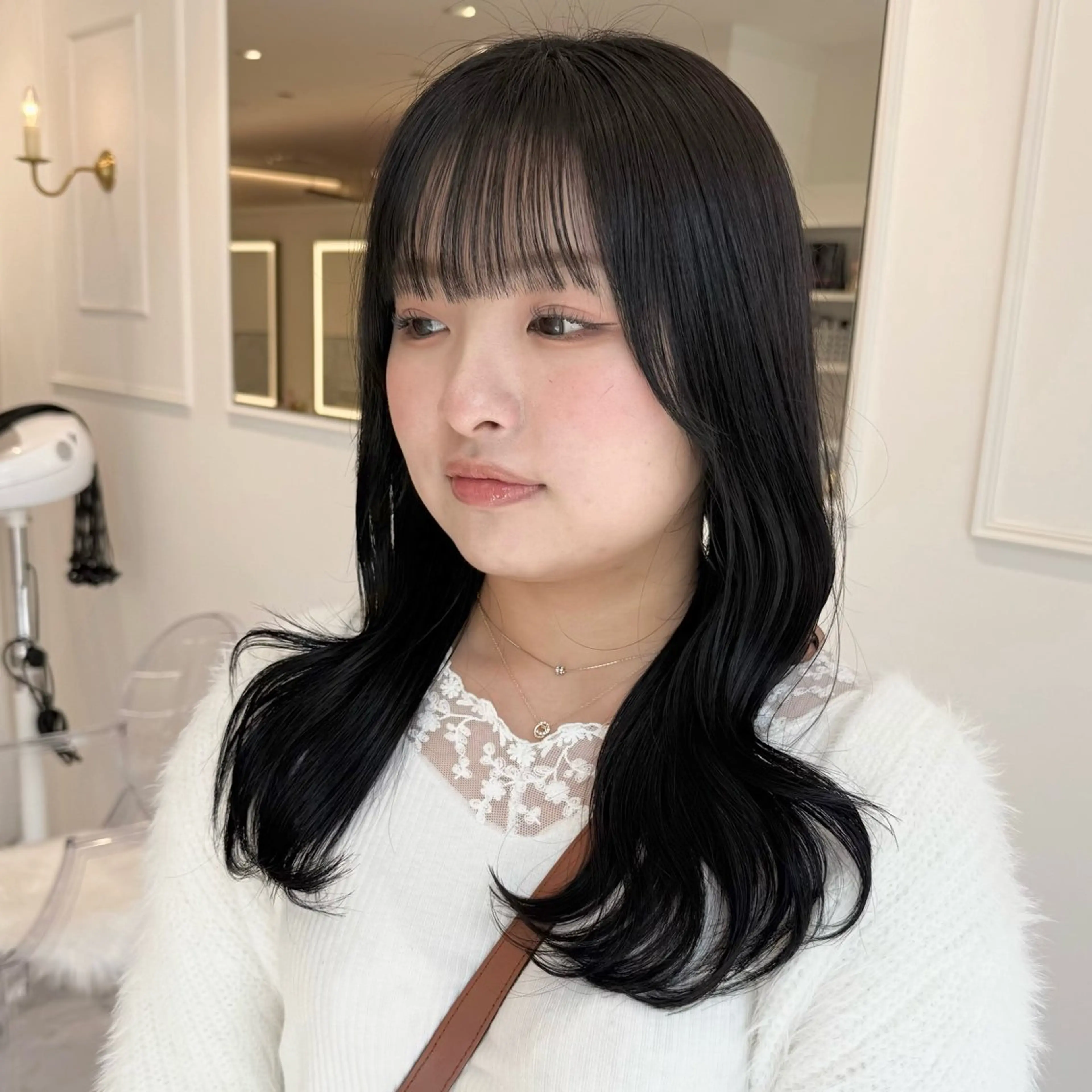 ロング カラー 黒髪 ブラウンカラー ParveMix いしいまお🌼のヘアスタイル