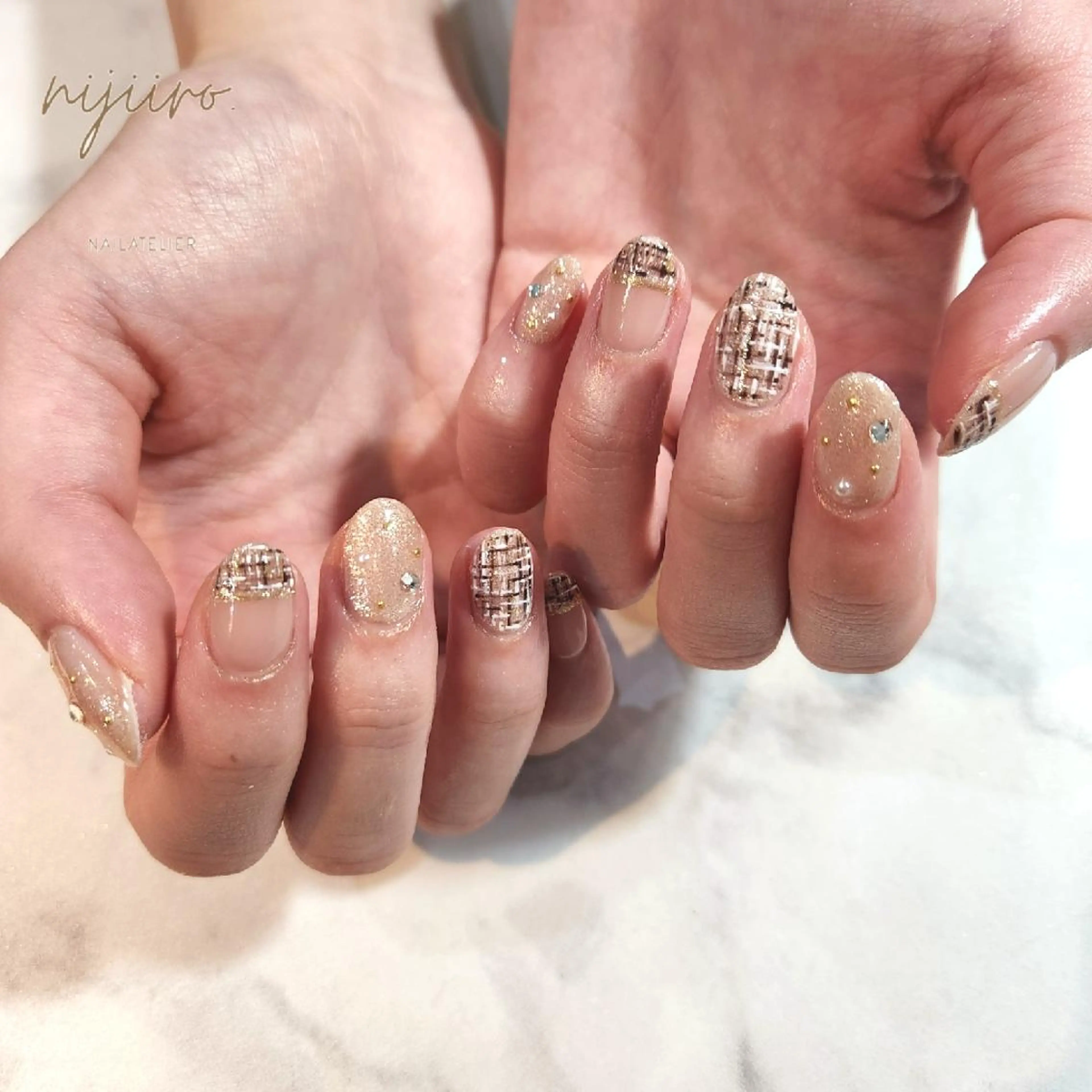 ネイル ハンドネイル nailatelier nijiiro.所属・nijiiro🌈 サトウのネイルデザイン