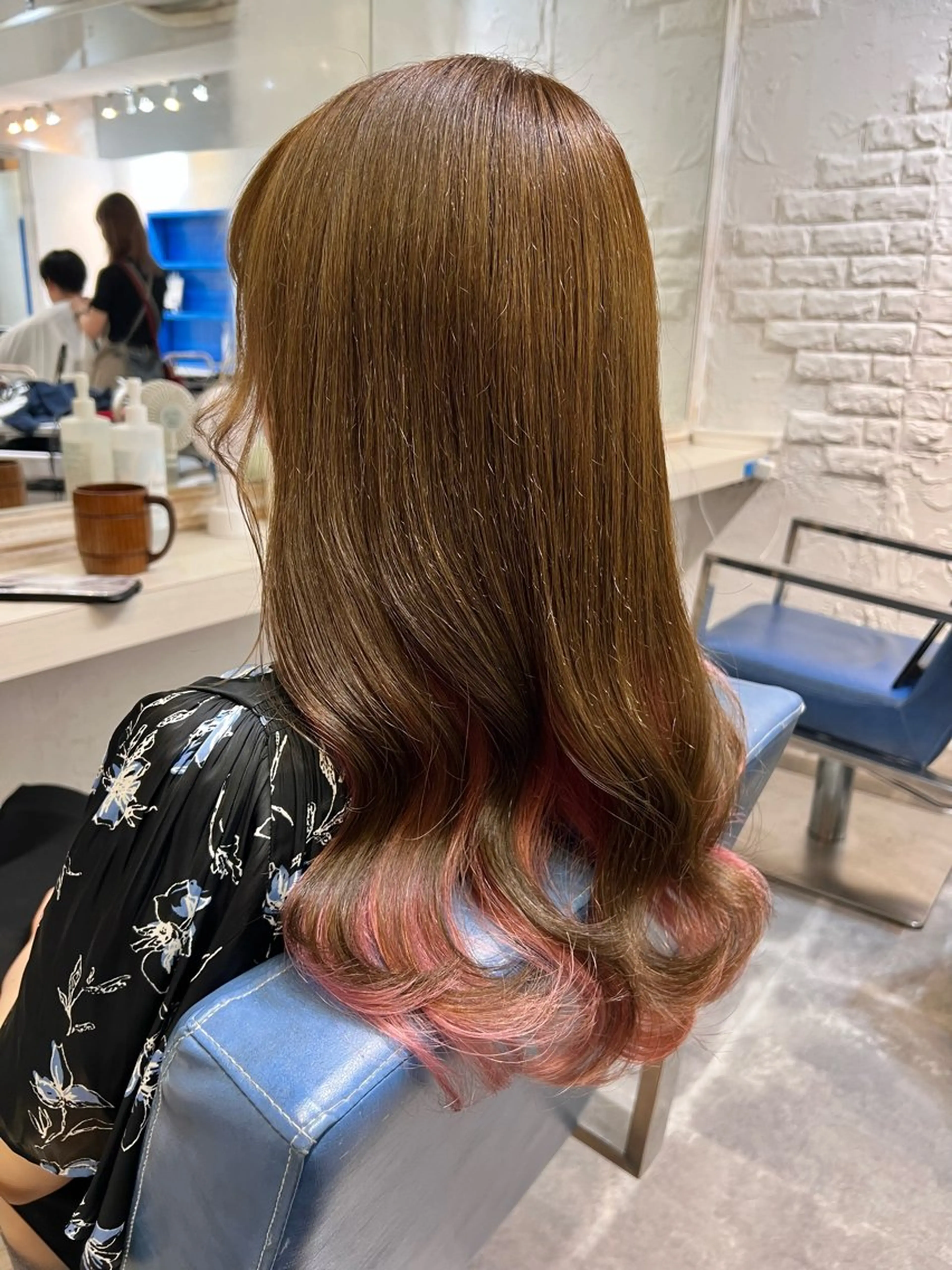 ロング カラー 縮毛矯正 メンズパーマ/ エクステ🌞セナのヘアスタイル