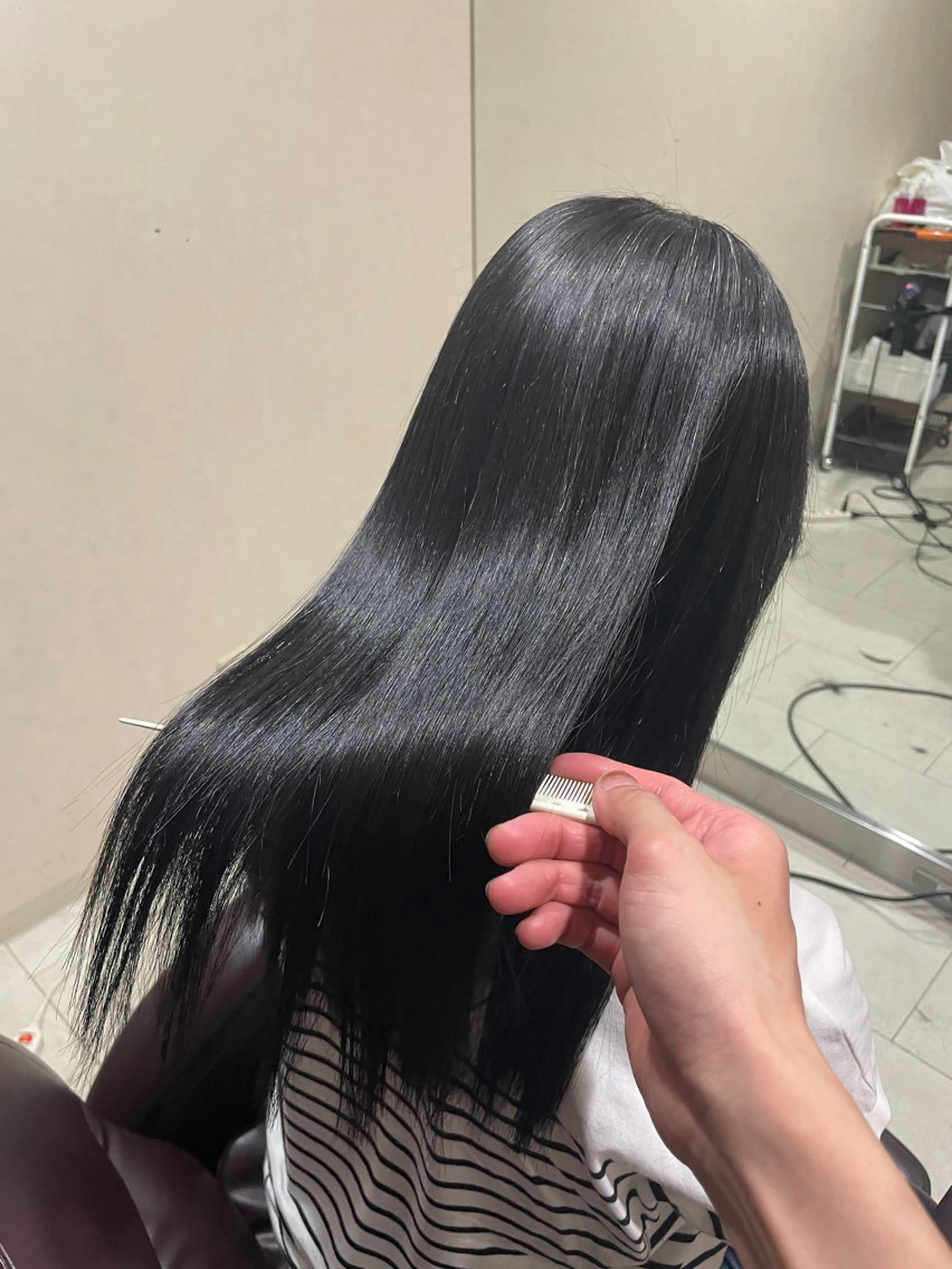 ロング 髪質改善 阿部 祥大のヘアスタイル