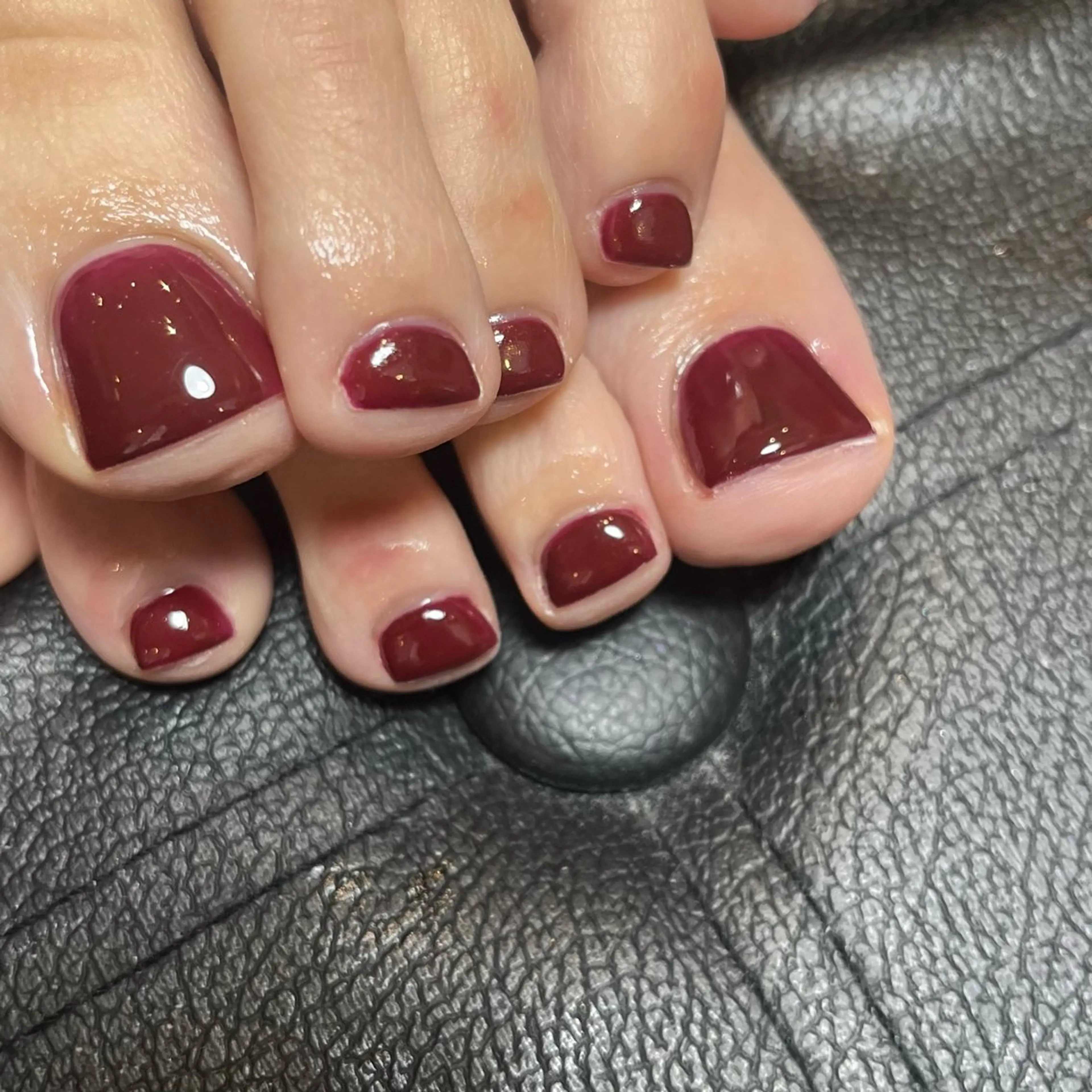 ネイル フットネイル ワンカラーネイル フットネイル ballie／小野原 なつみのネイルデザイン