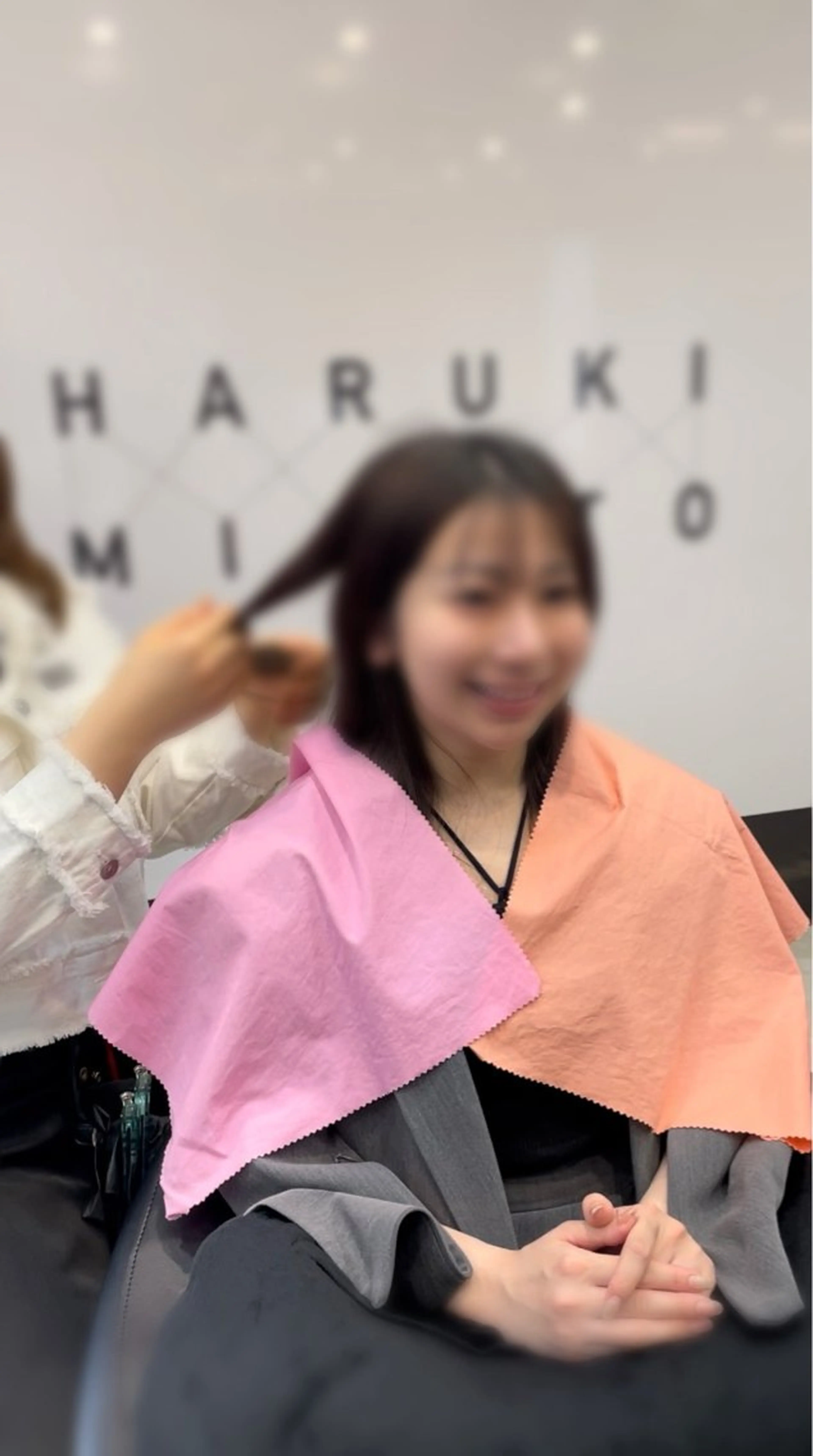 カラー HARUKI MINATO Japan FUKUOKA所属・秋屋 美々梨のヘアスタイル