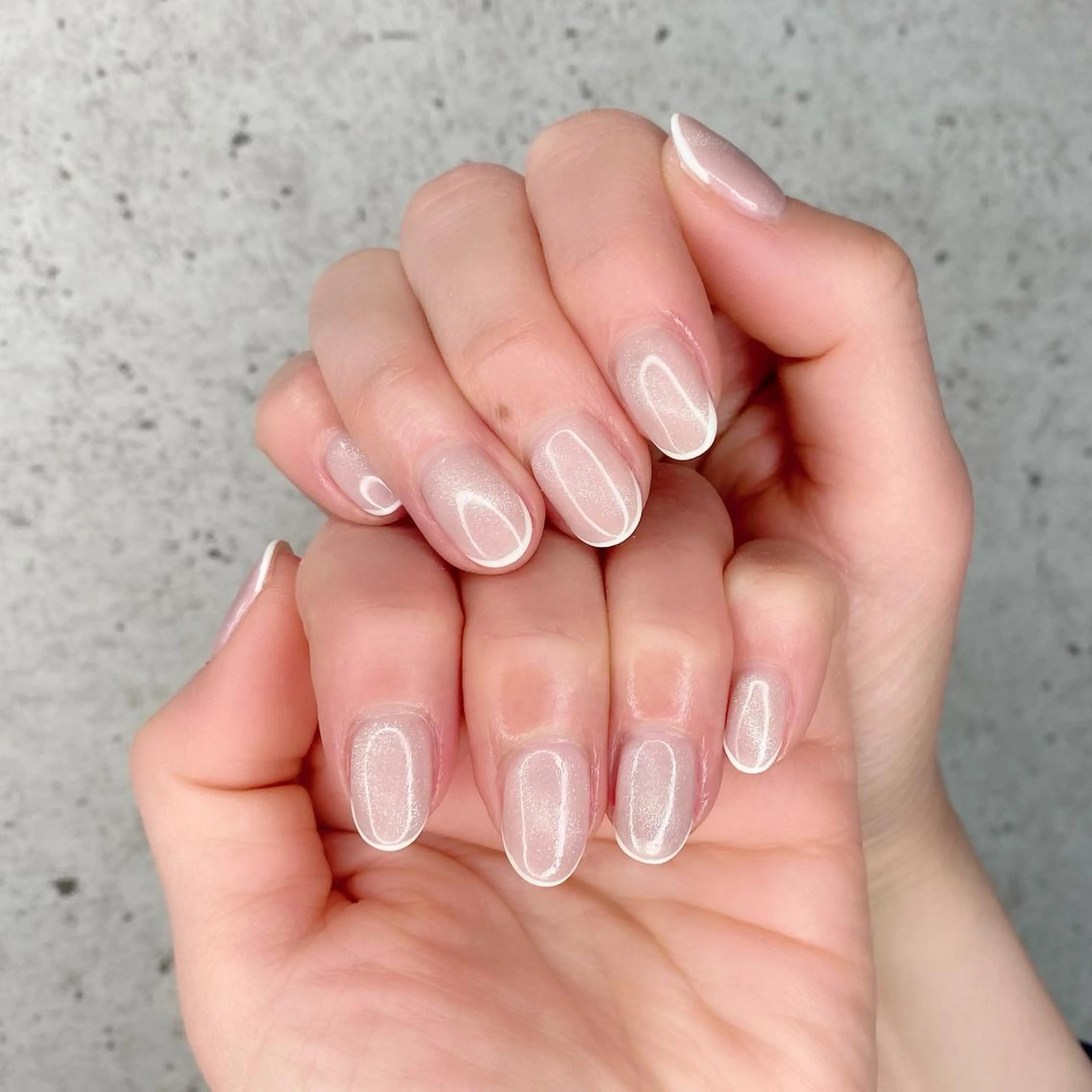 ミディアム カラー パーマ ヘアアレンジ メンズ キッズ ネイル マツエク・マツパ アイブロウ 眉カラー ナチュラル 入学式 入学式 フレンチネイル ハンドネイル Salon Ｋのネイルデザイン