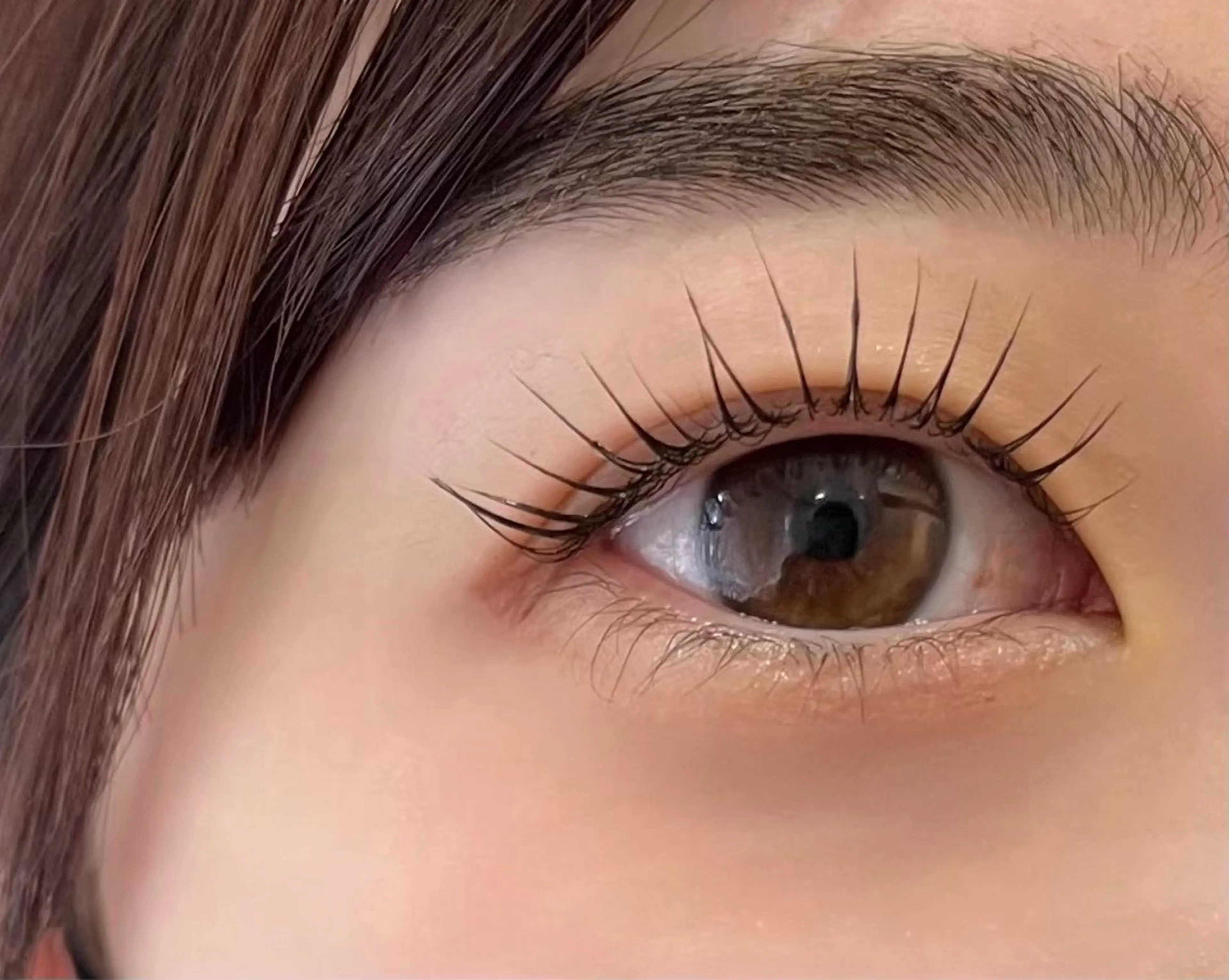 マツエク・マツパ マツパ 暖色カラー❤️横浜 エクステらん🦖のヘアスタイル