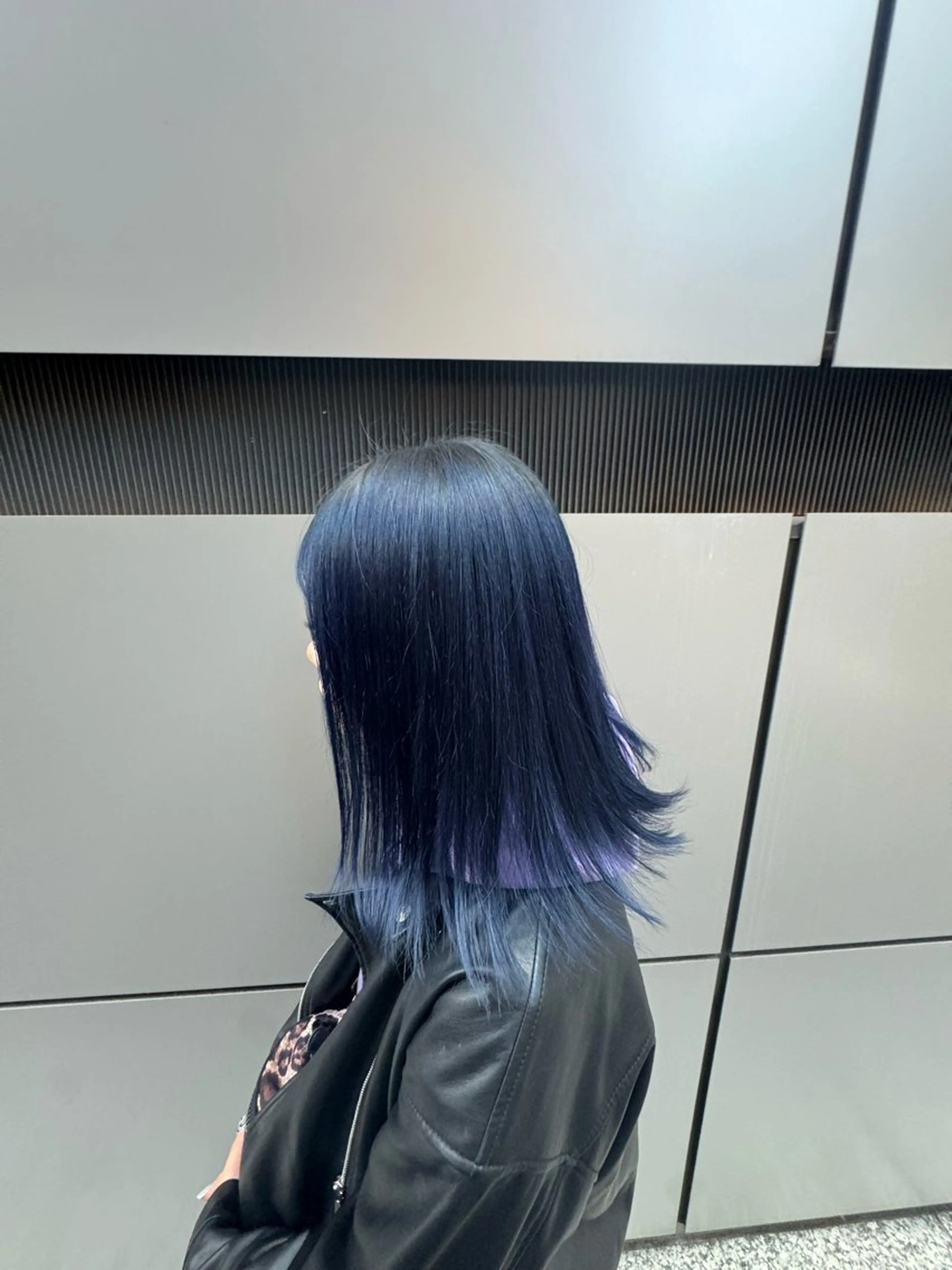 セミロング 青海 サヤのヘアスタイル