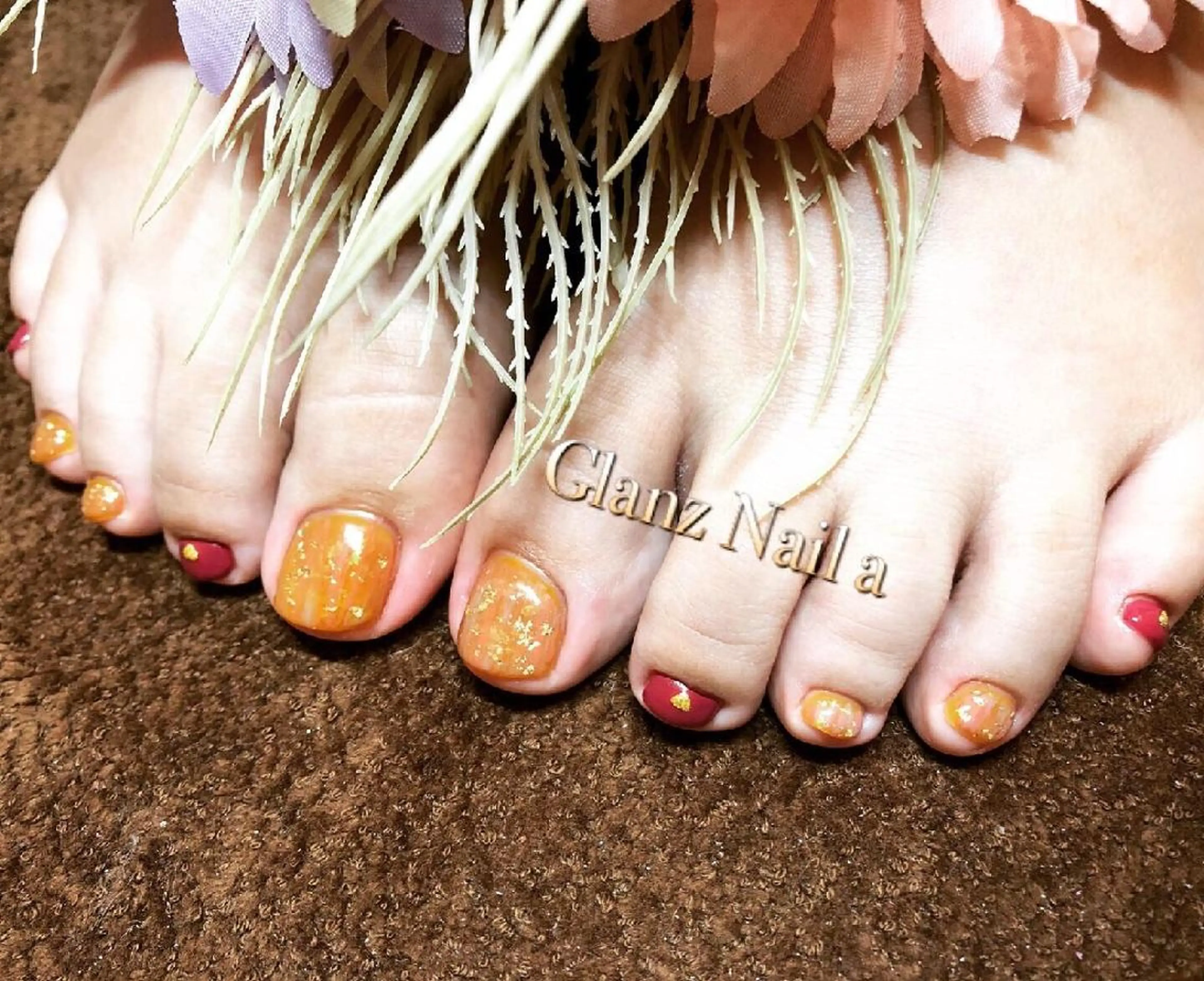 ネイル フットネイル Glanz  Nail aのネイルデザイン