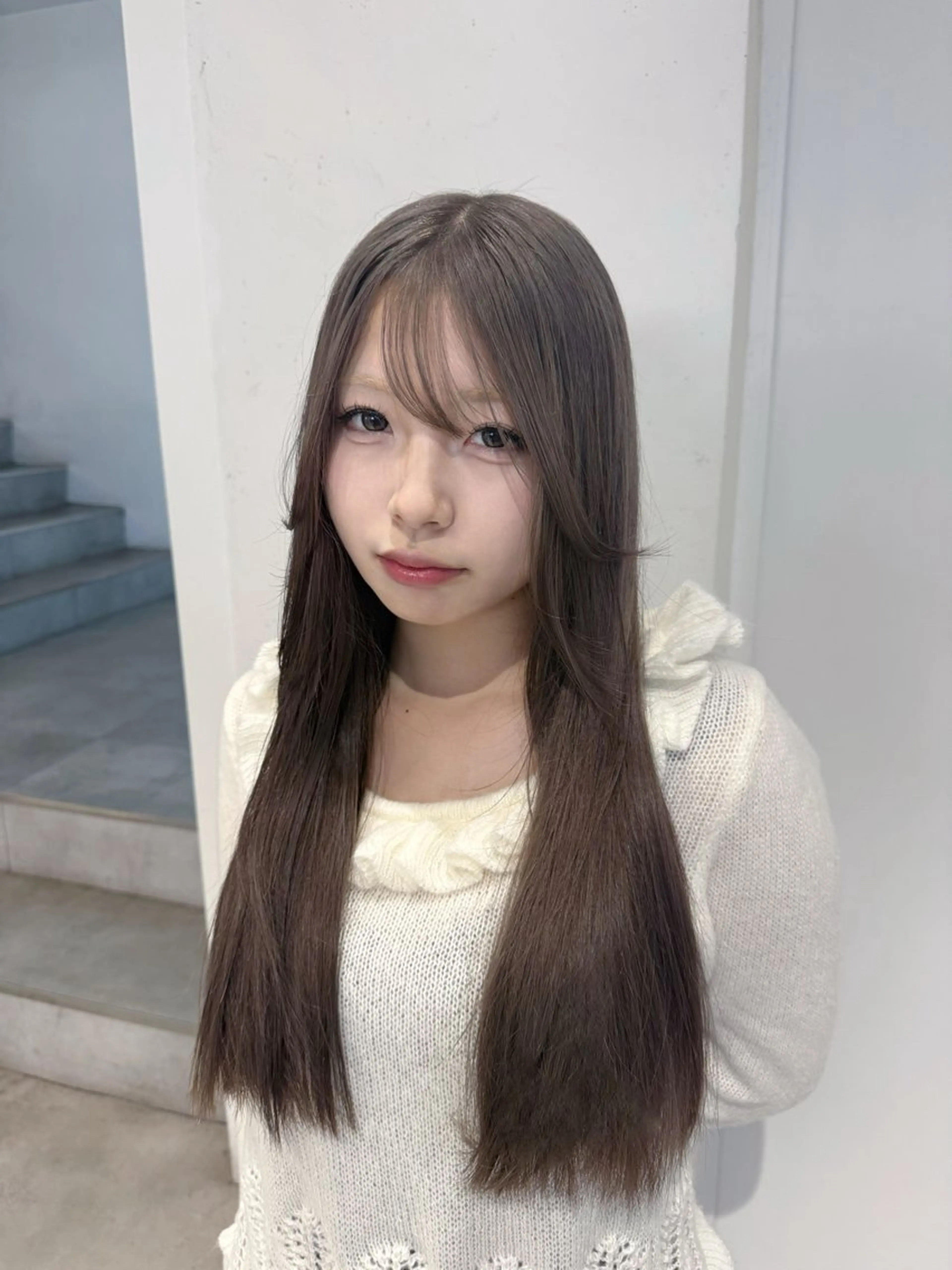 ブリーチリタッチ(髪に優しいケアブリーチ付き)＋トリートメント🎧 ࣪⸝⸝꙳の写真