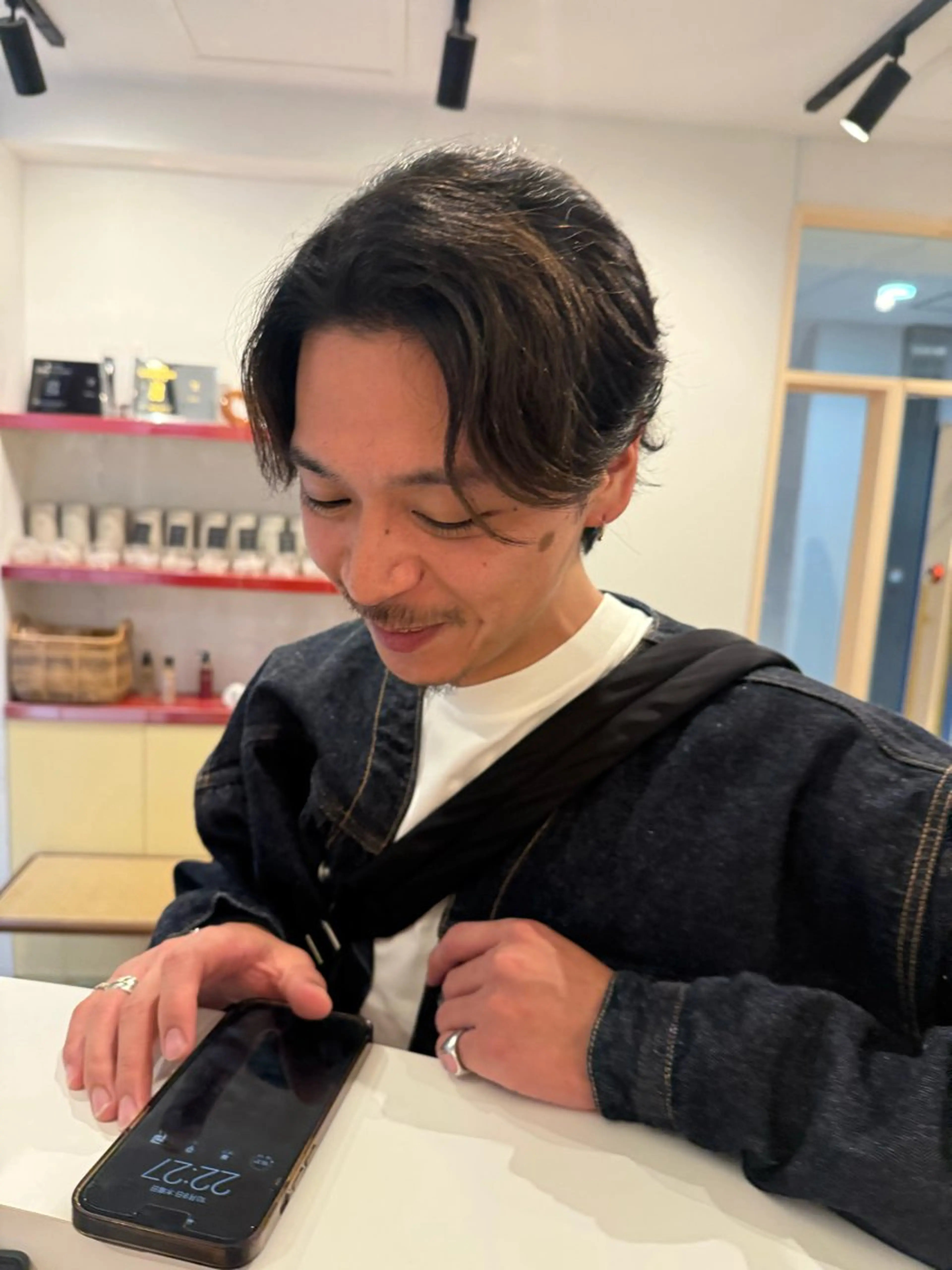 メンズ ❤️アヤカ Wカラー ボブ レイヤー❤️のヘアスタイル