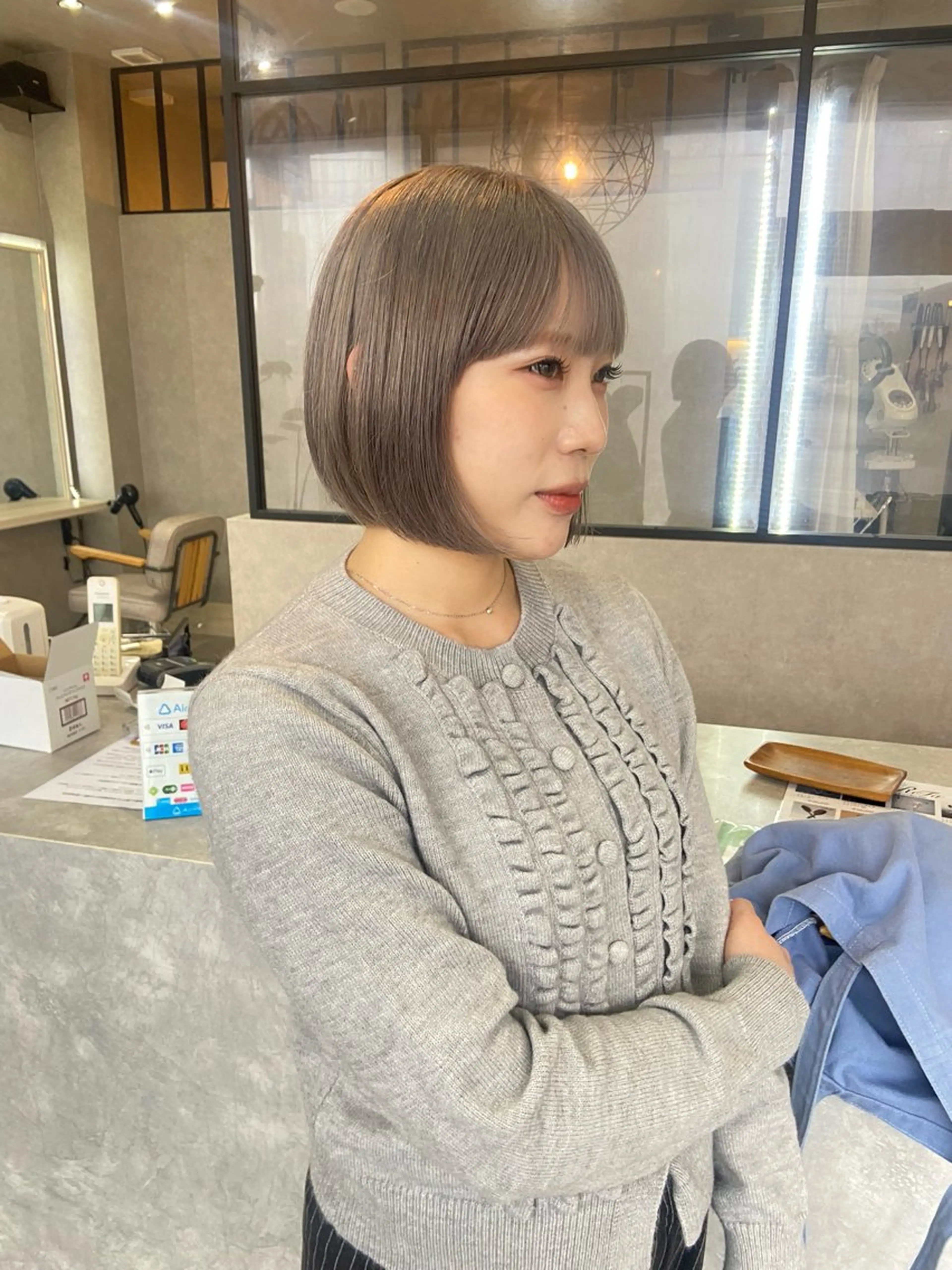 ショート ヘアカラー 山岸 未玖のヘアスタイル