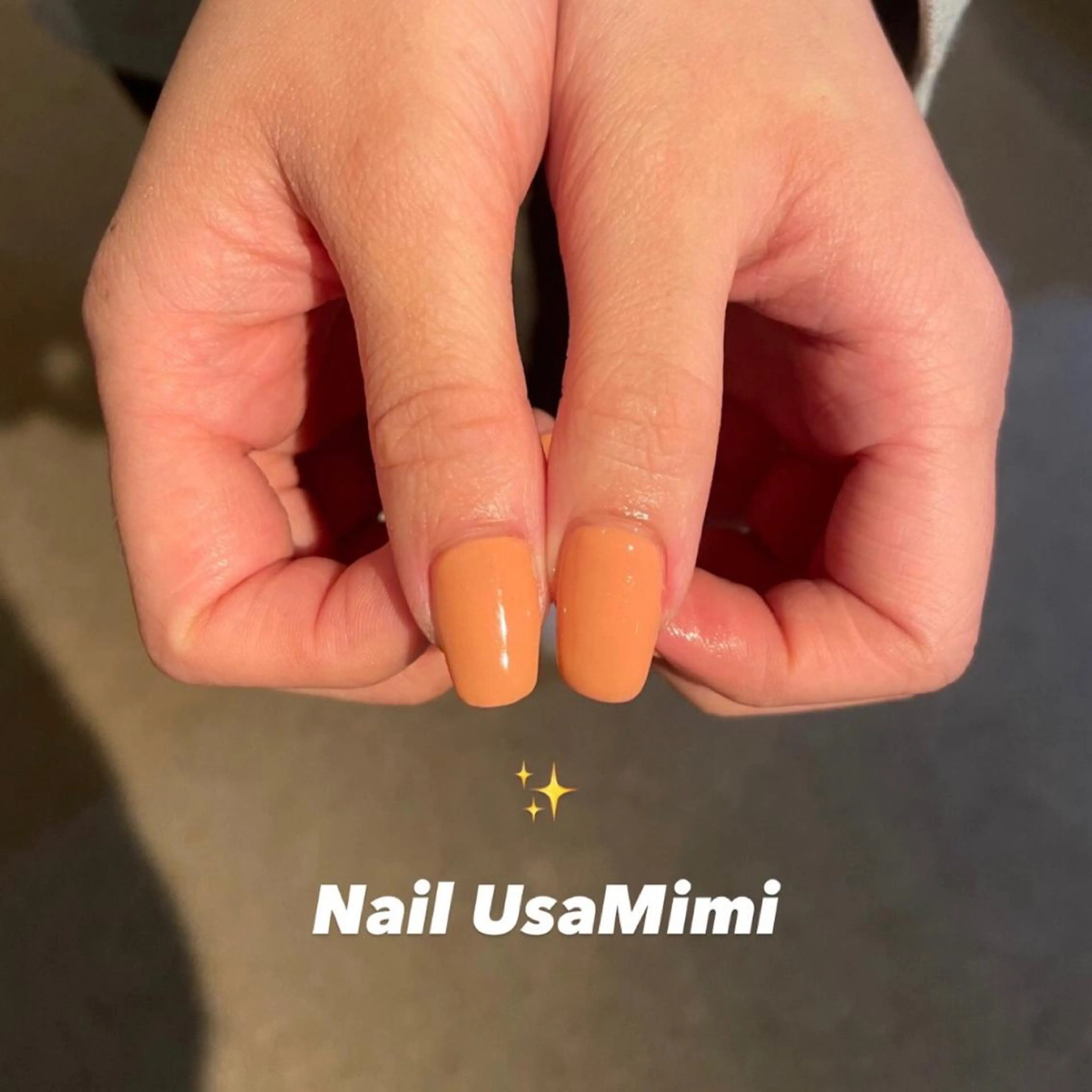 ネイル ワンカラーネイル 本町ネイルNail UsaMimiのネイルデザイン