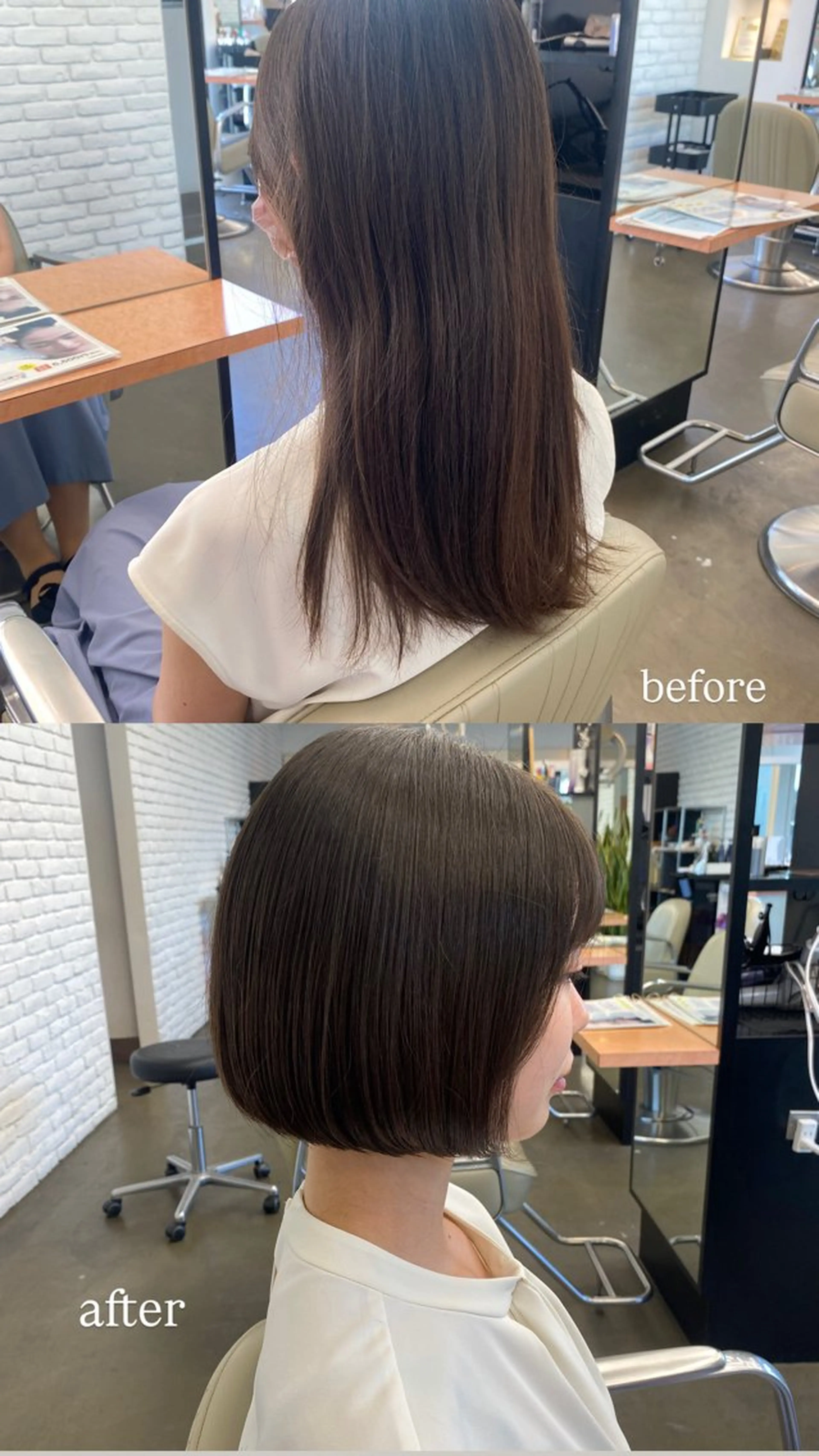 ショート ボブ 🎧ayaka/ボブ /透明感カラー🩵のヘアスタイル