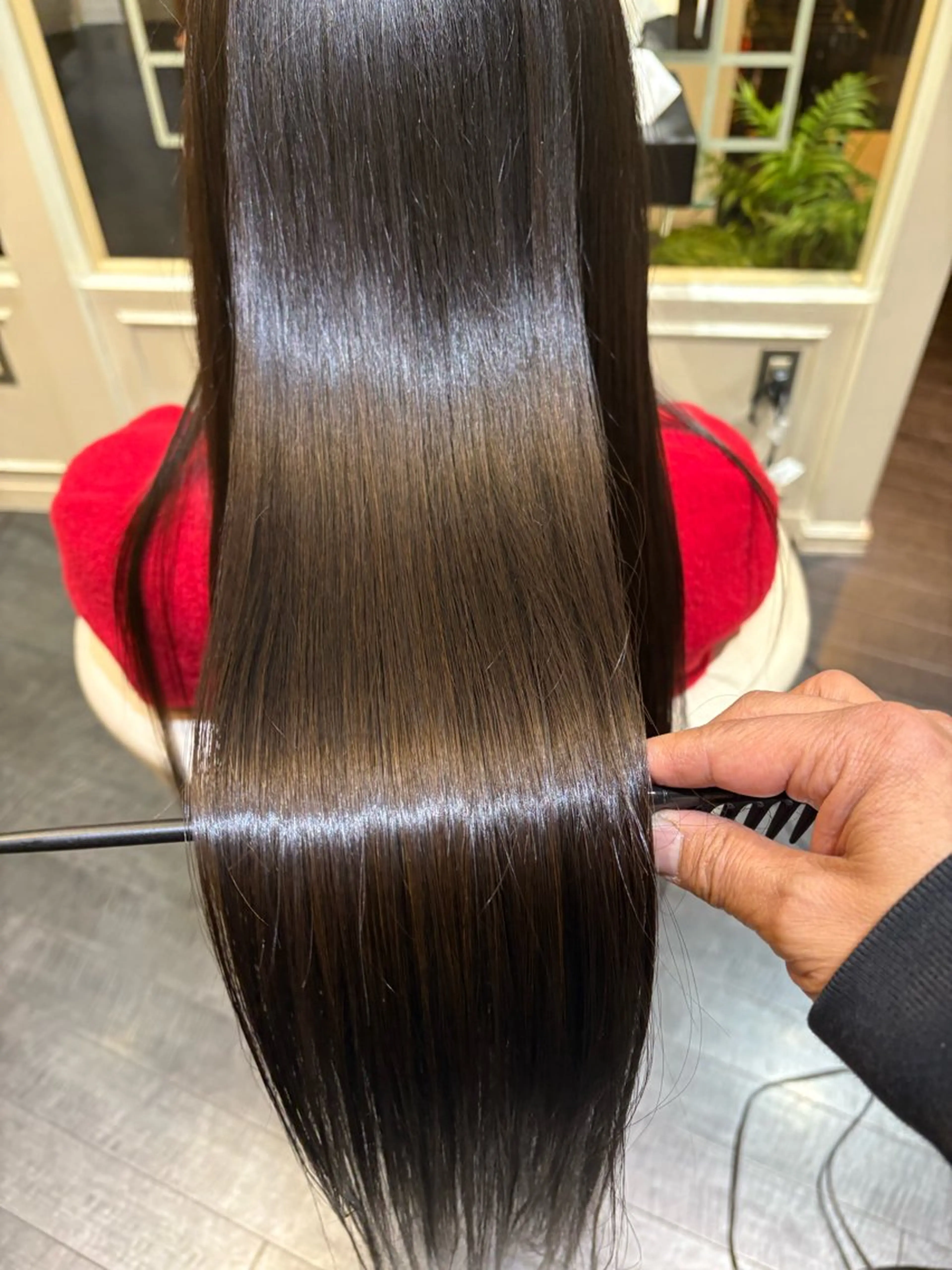 ロング 髪質改善 縮毛矯正 林田 幸一のヘアスタイル