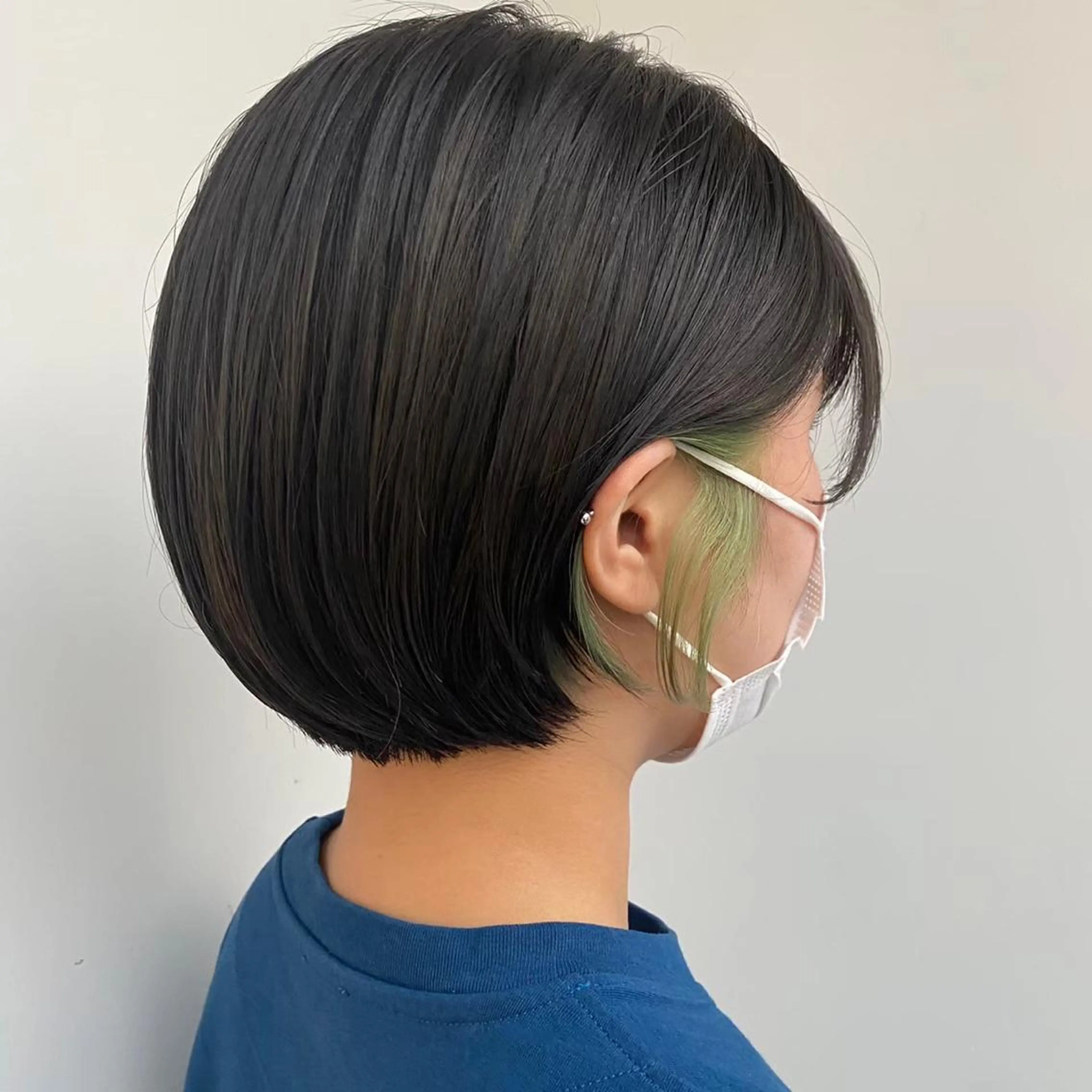 ショート カラー ヘアアレンジ あやめ【顔まわり/レ イヤー/柔らかカラ】のヘアスタイル