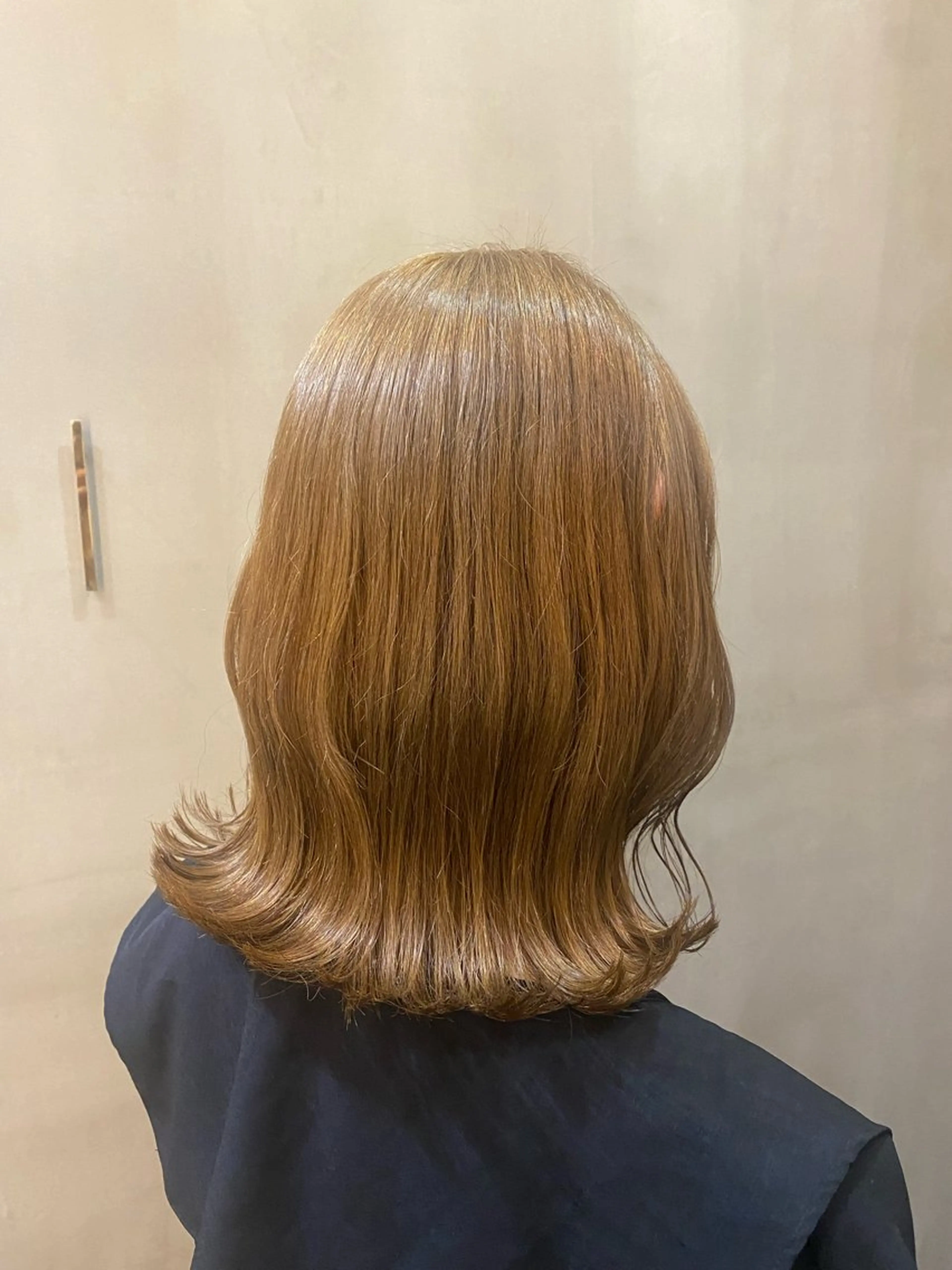 ミディアム カラー 韓国×髪質改善カラー 💎hinaのヘアスタイル