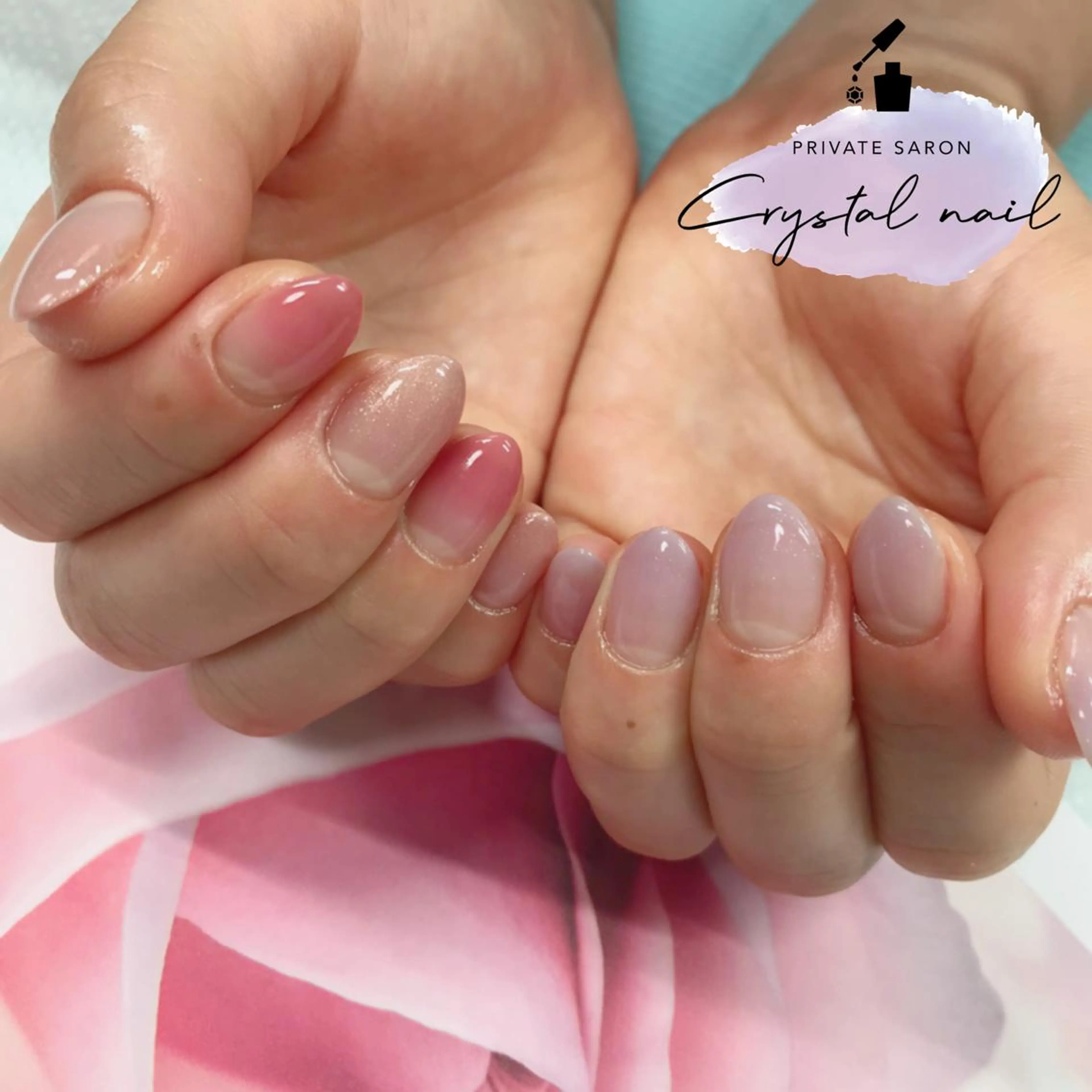 ネイル グラデーション ハンドネイル SCENERY NAILのネイルデザイン