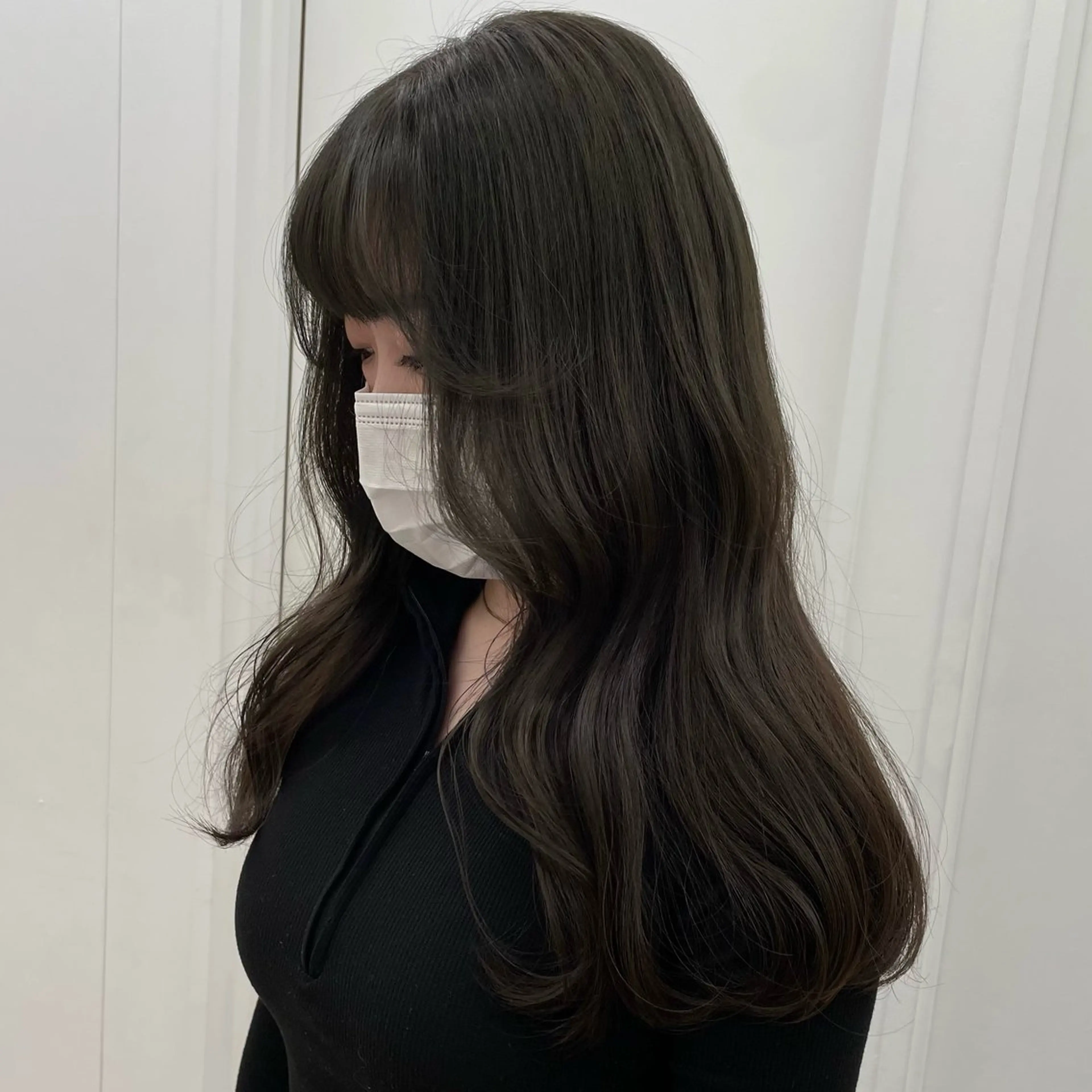 ミディアム 盛れる透明感カラー・ momokaのヘアスタイル