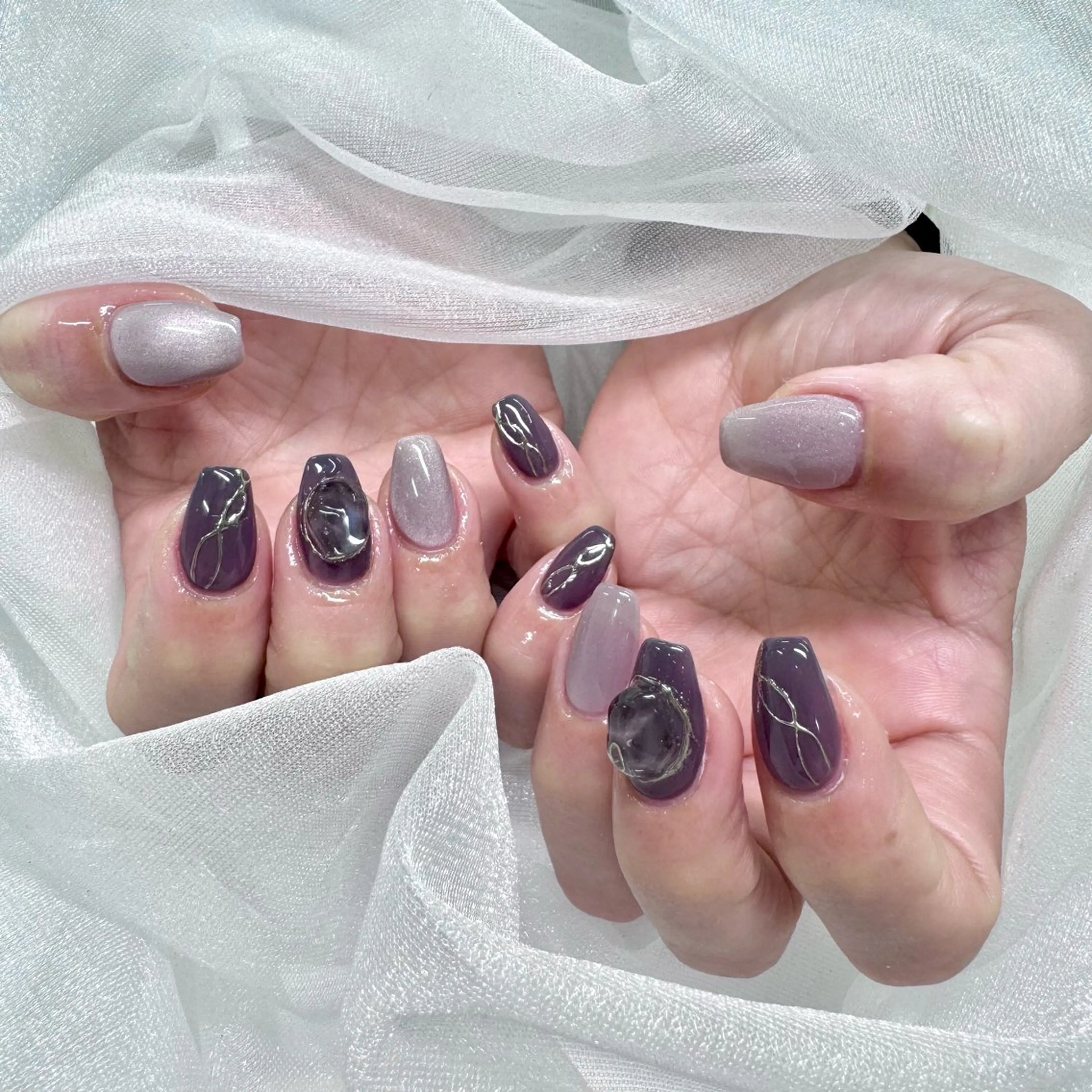 ネイル 山岸 夏菜のネイルデザイン