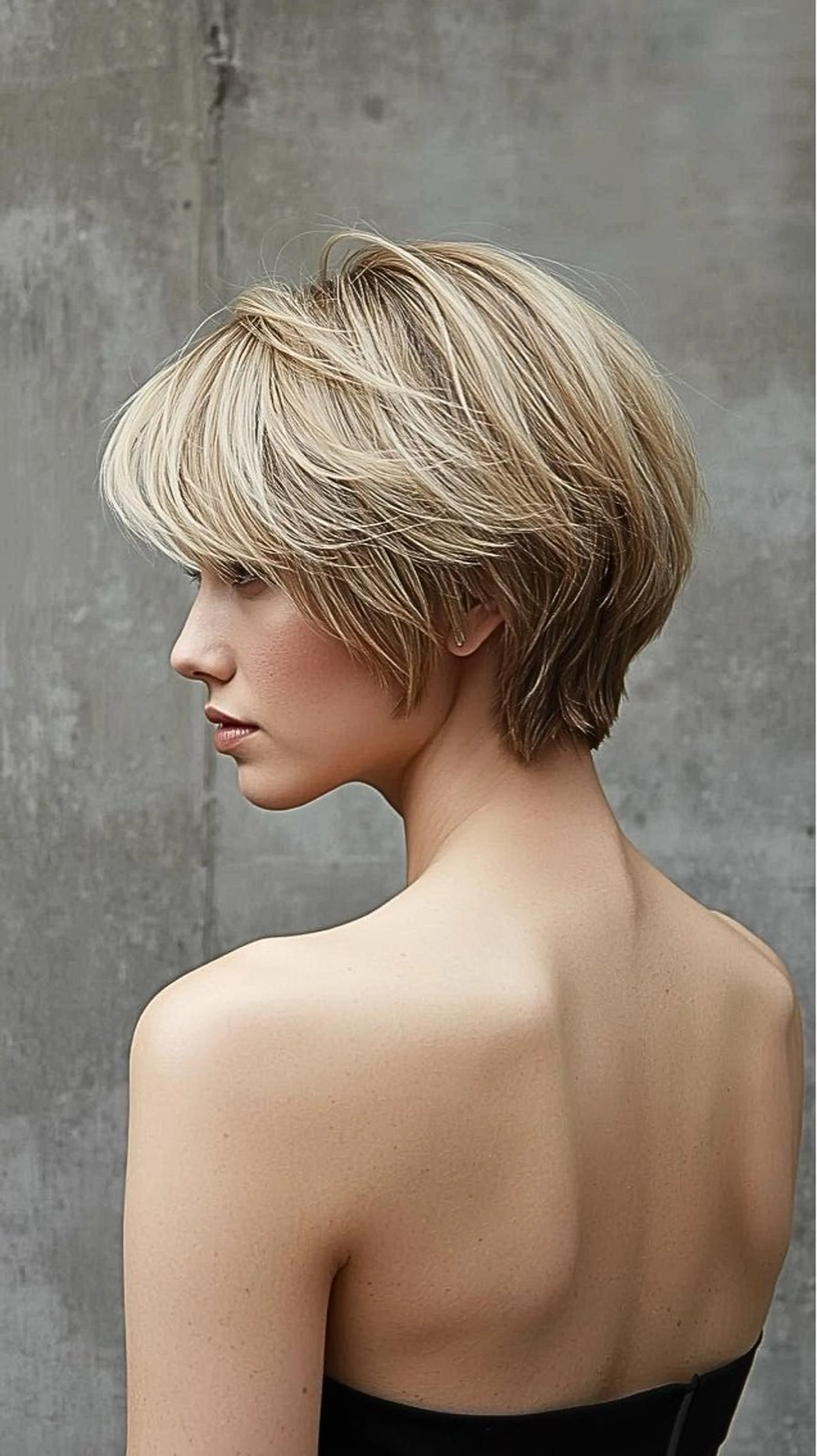 ショート カラー ブロンド ヘアカラー 拓麿✂︎/ショート 専門×透明感カラーのヘアスタイル