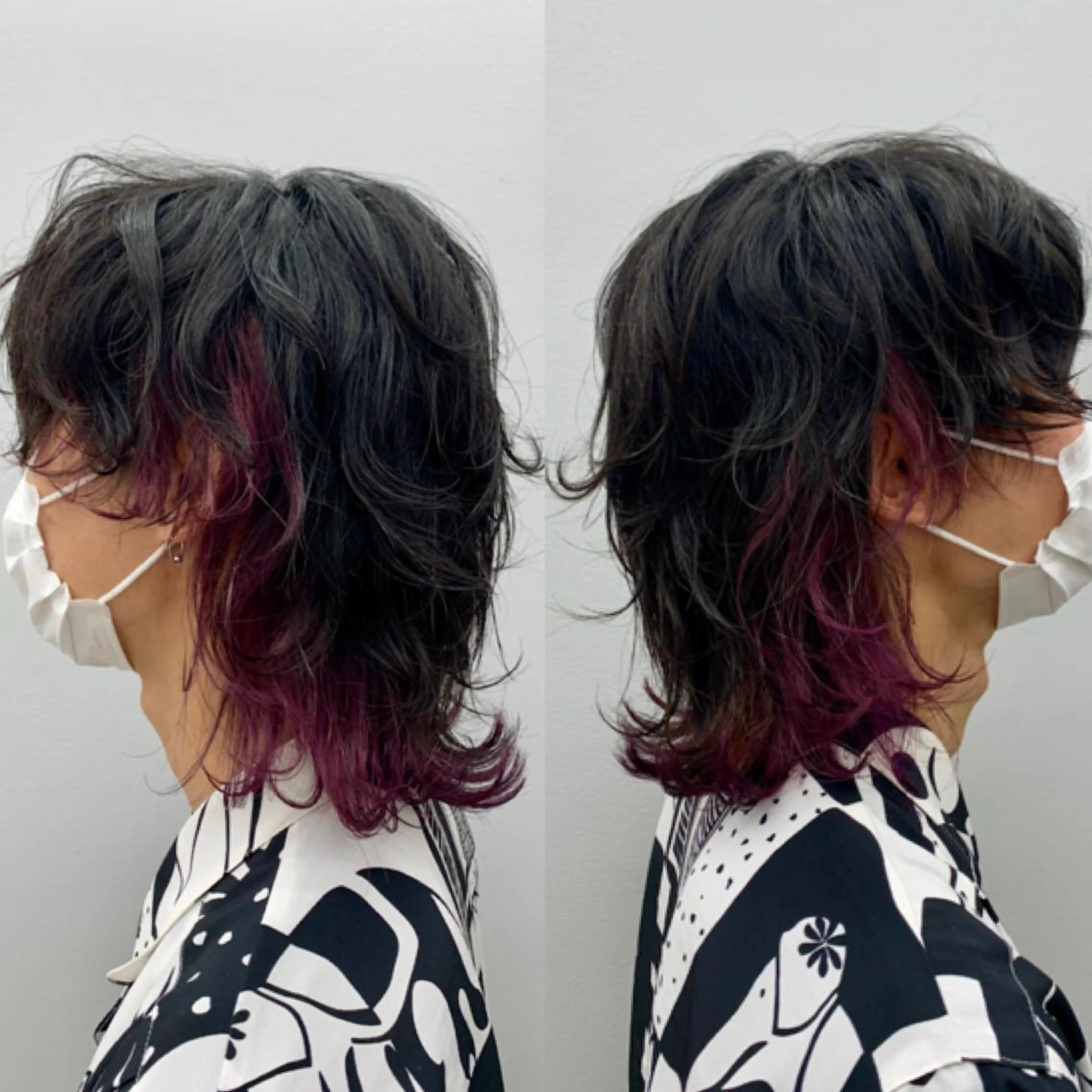 カット＋インナーカラー【ブリーチ1回】8800の写真