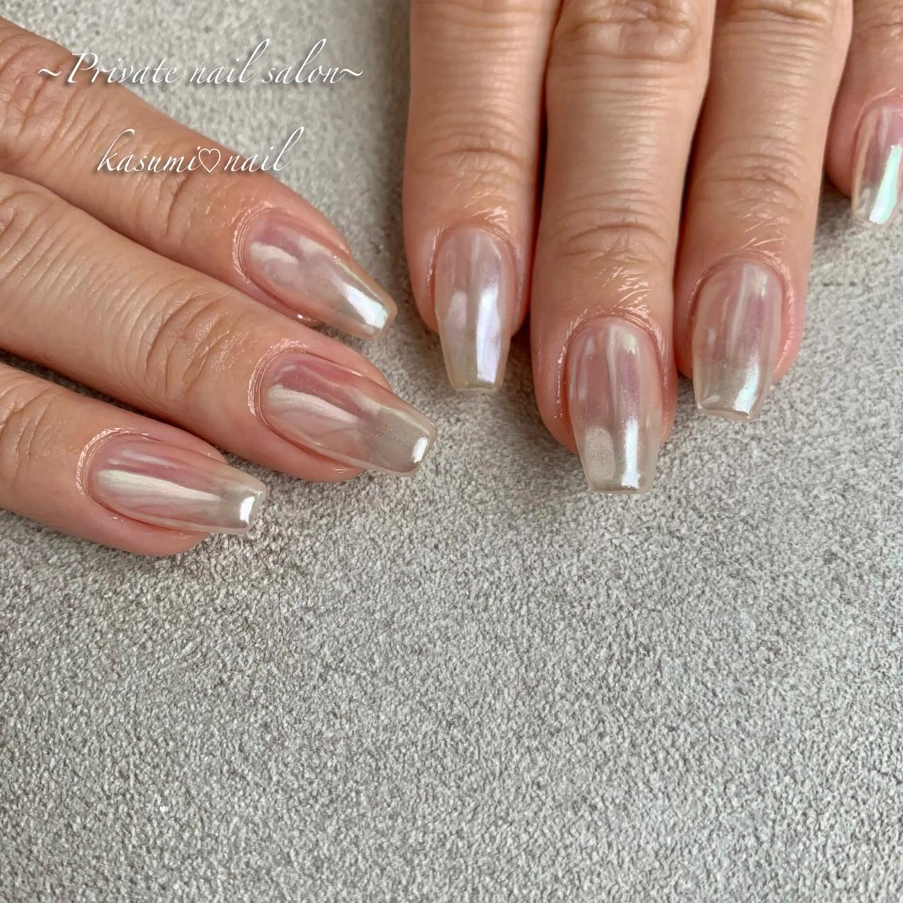 ネイル ラメ(グリッター) マグネットネイル ミラーネイル ニュアンスネイル 冬ネイル KASUMI♡ Nailのネイルデザイン