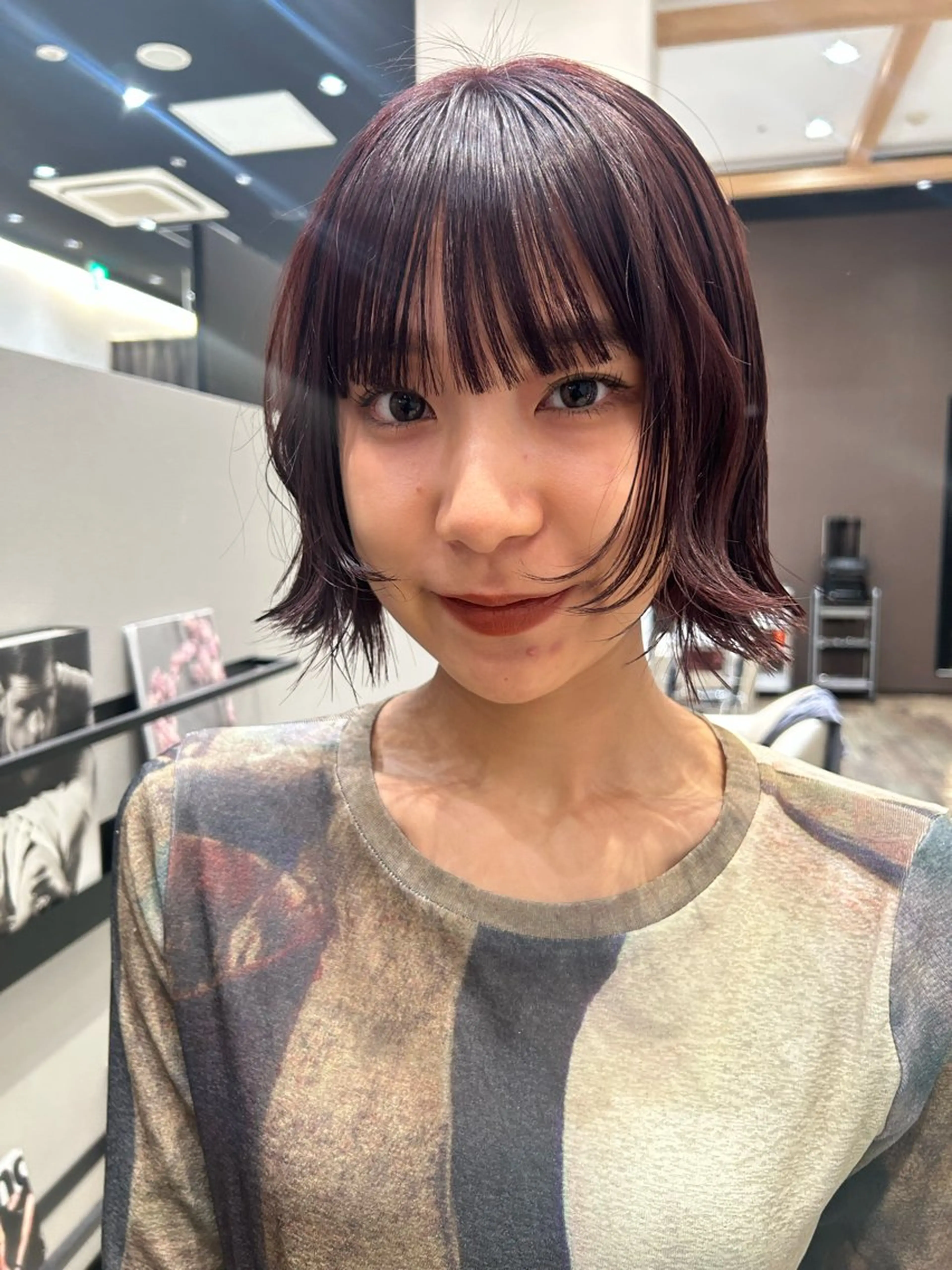 ミディアム カット k-two☁あべの/ パーマ/Touaのヘアスタイル