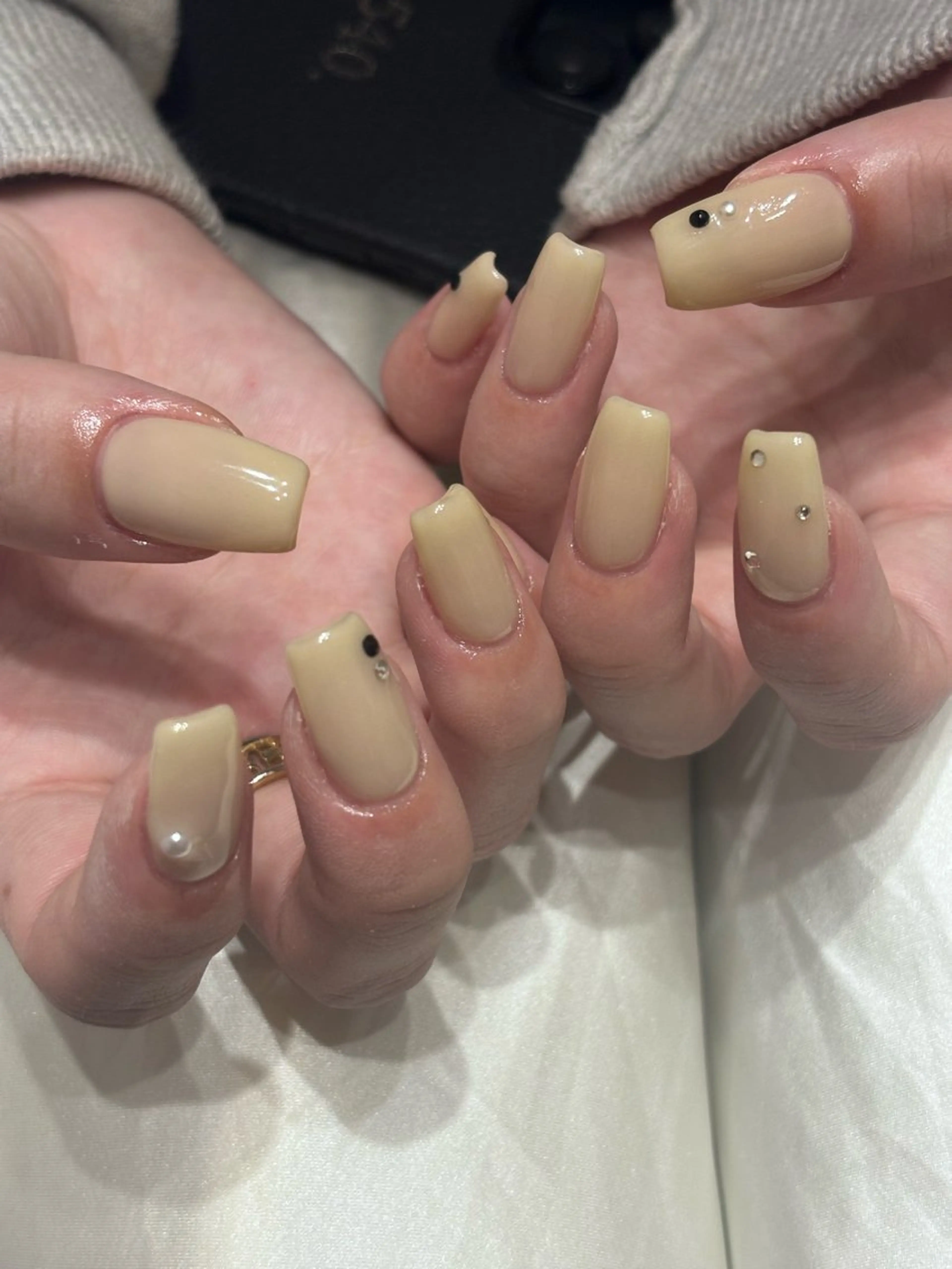 ネイル シンプルネイル SOL　nail イマナカのネイルデザイン