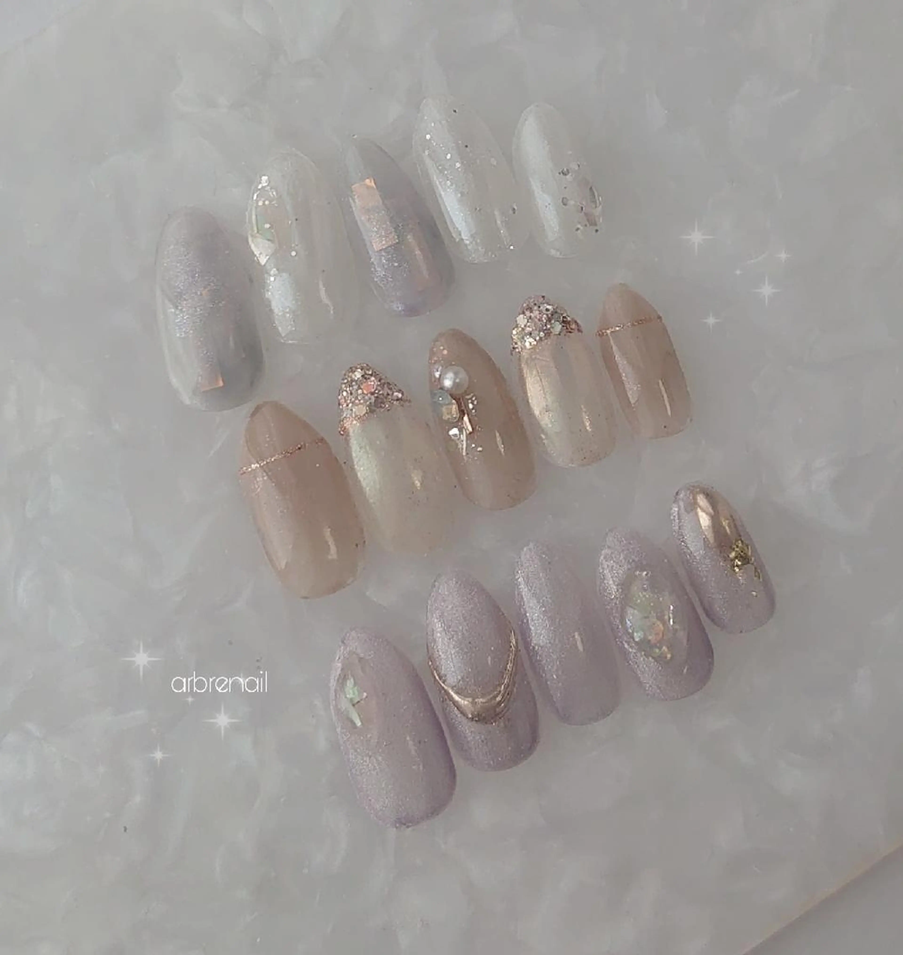 ネイル ハンドネイル ✯.。 arbre  nail 。✯.のネイルデザイン