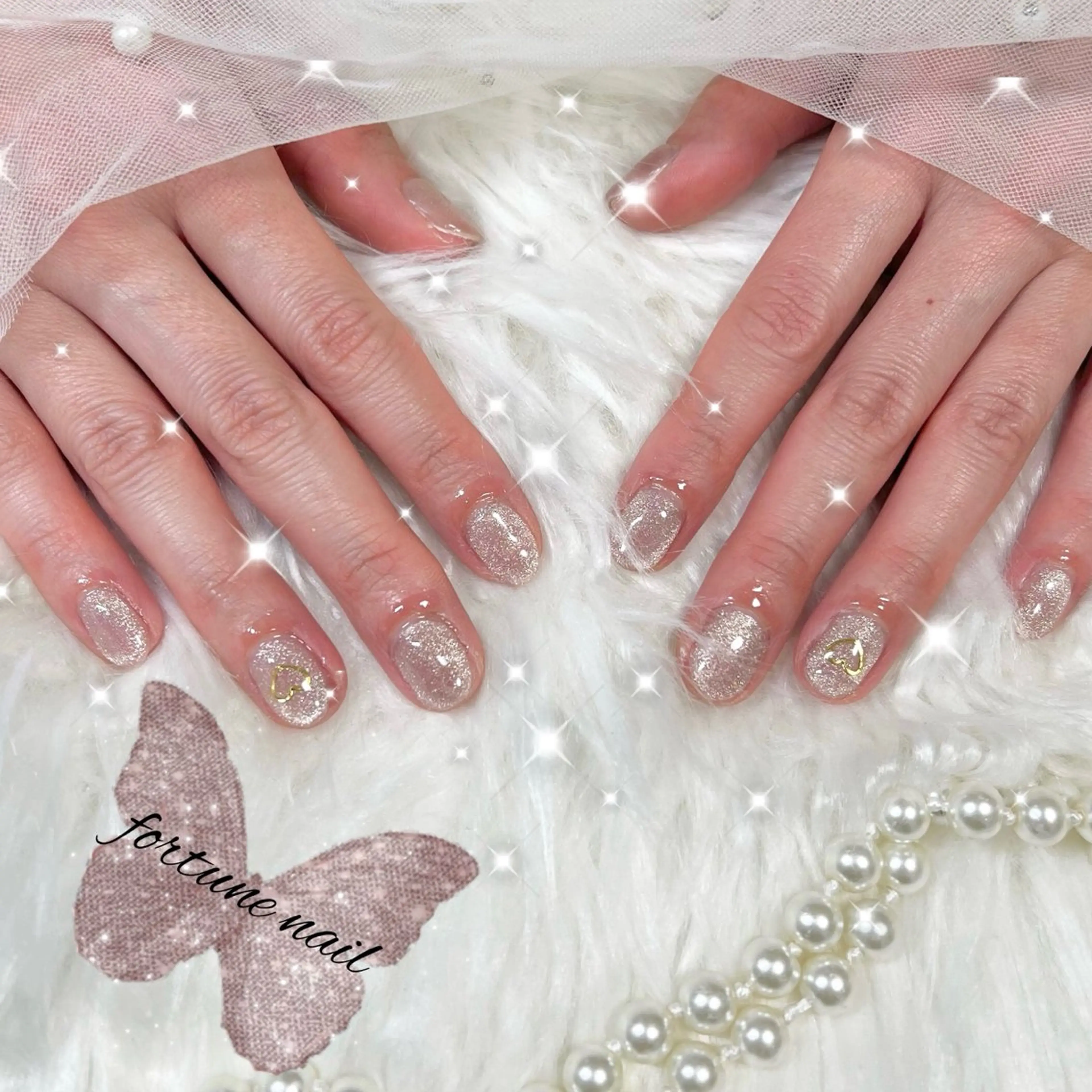 ネイル マグネットネイル 💜✩.* Yuuna💜のネイルデザイン