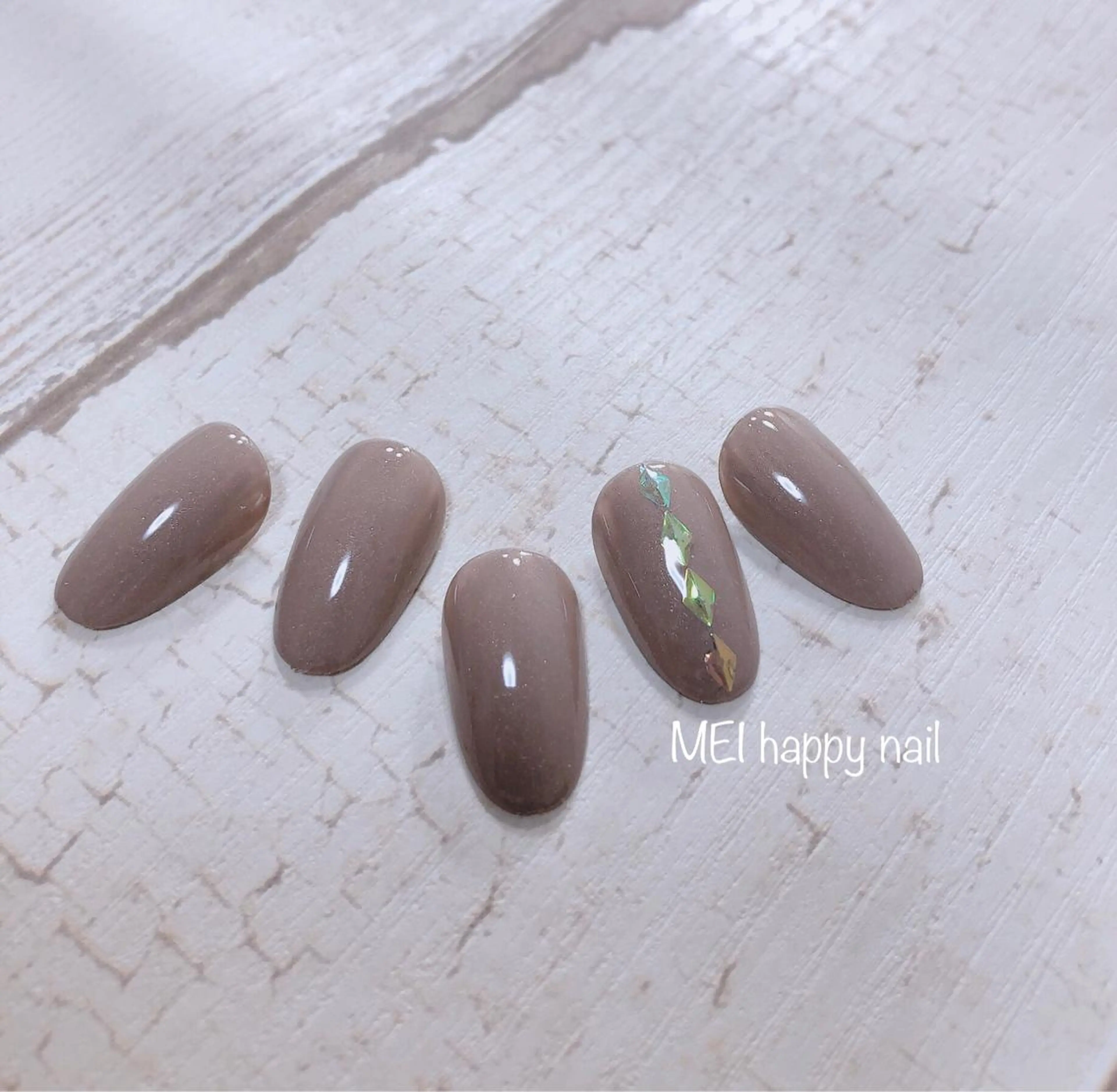 ネイル 北浦和 自爪育成ケアのネイルデザイン