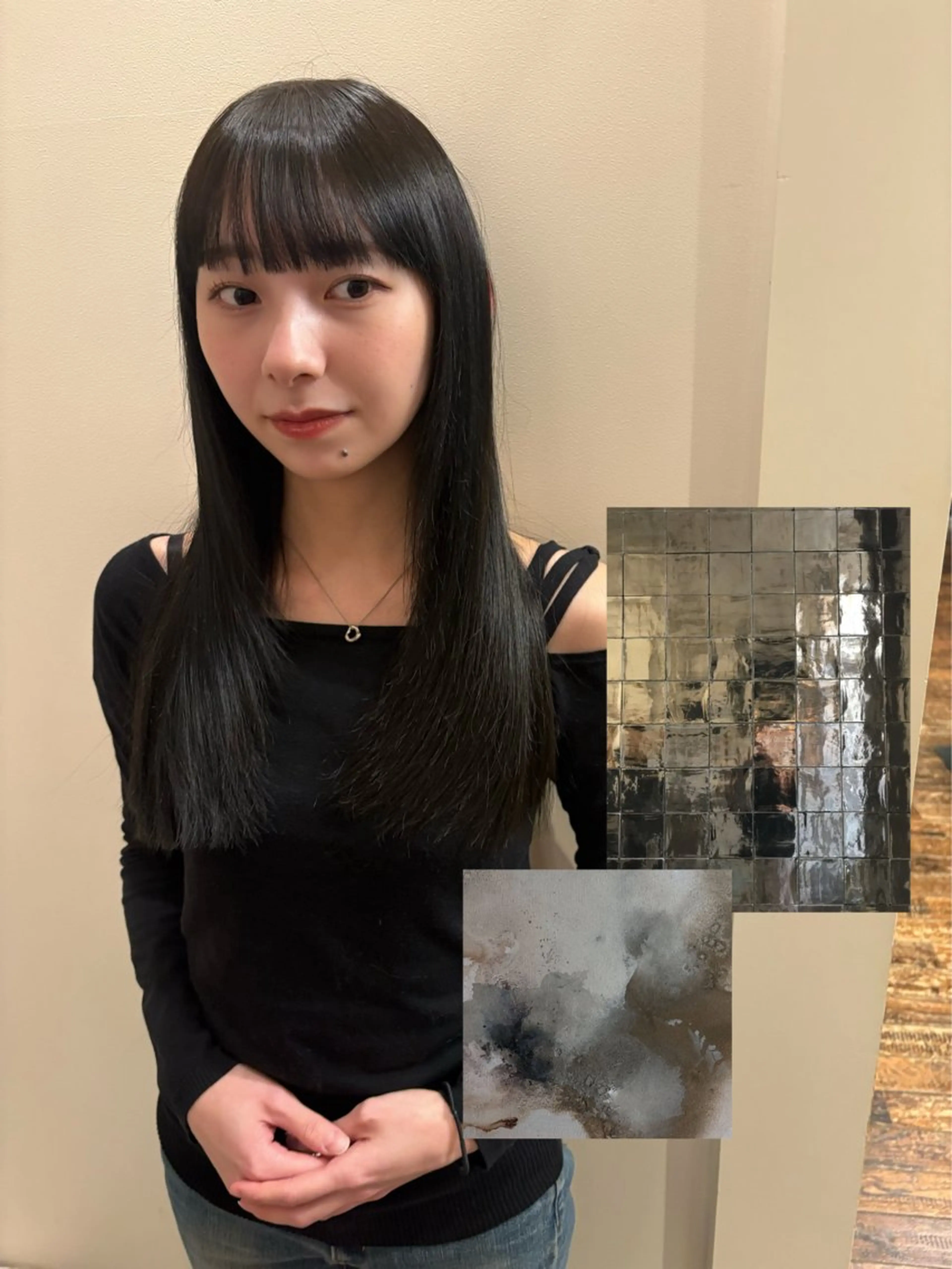 【🤍新生活メニュー】艶ブラック+艶トリートメントの写真