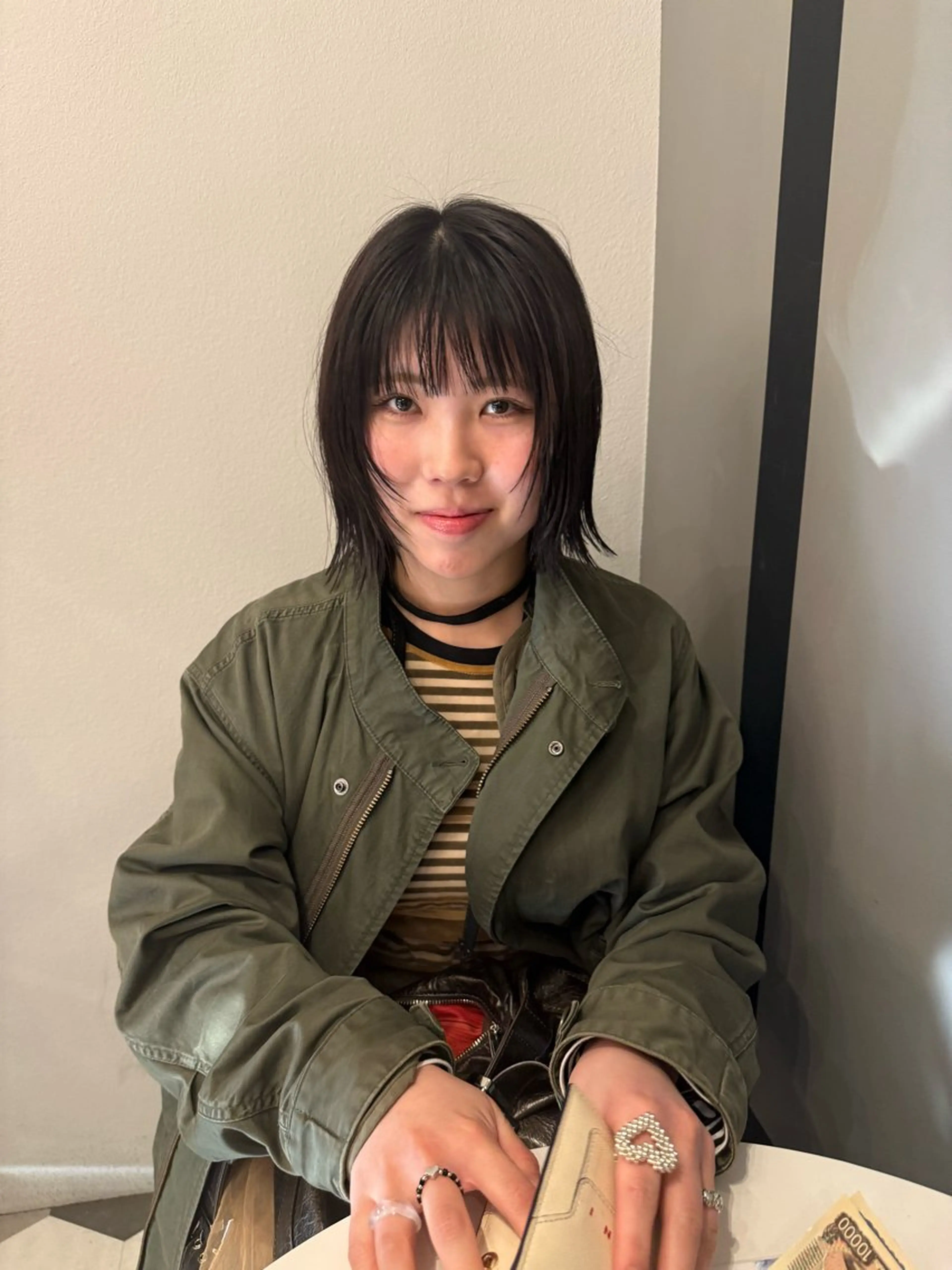 ミディアム カラー カット ヘアカラー ブリーチ/アレンジ 天満/chihiroのヘアスタイル