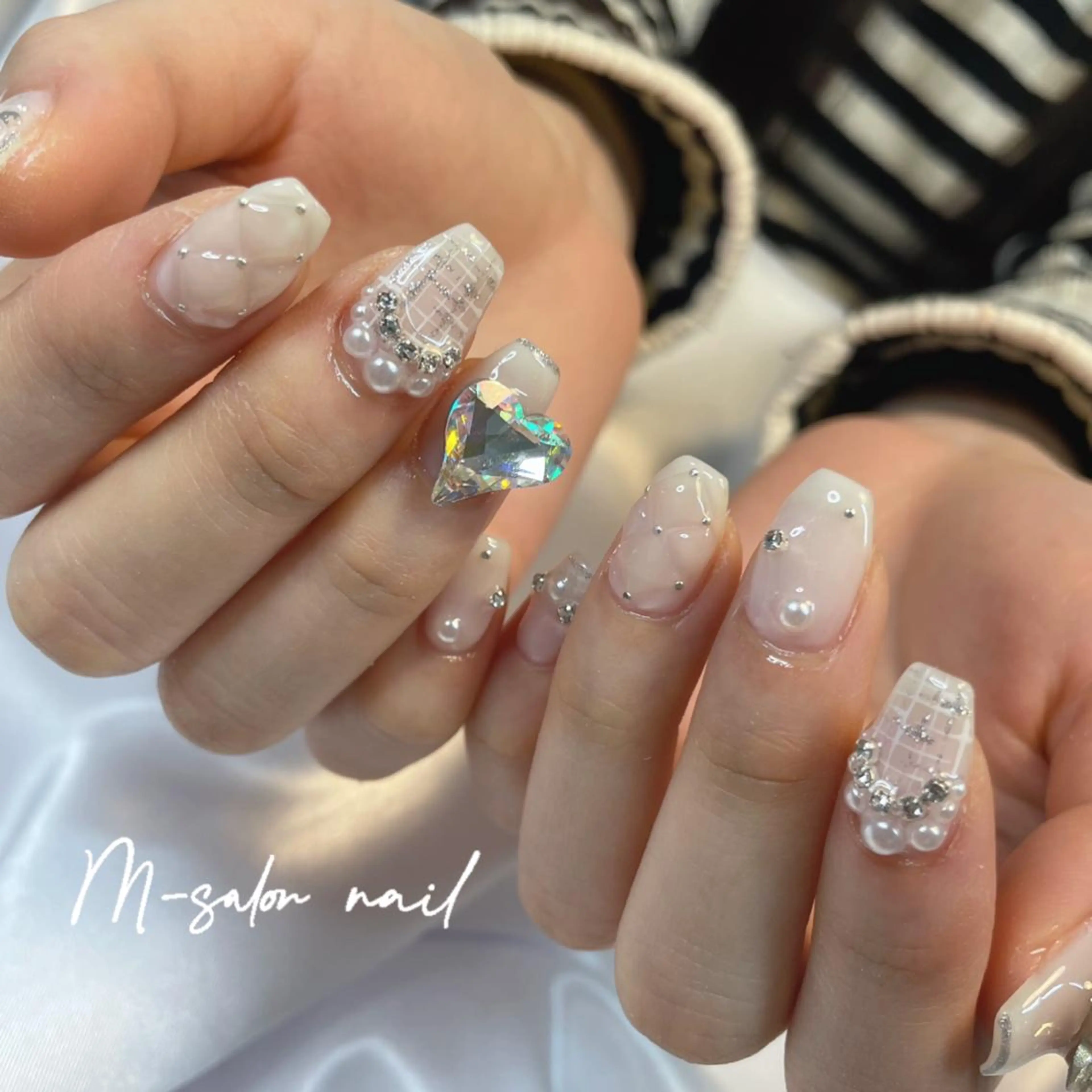 ネイル ハンドネイル 韓国/網紅/パーツ M-salonのネイルデザイン