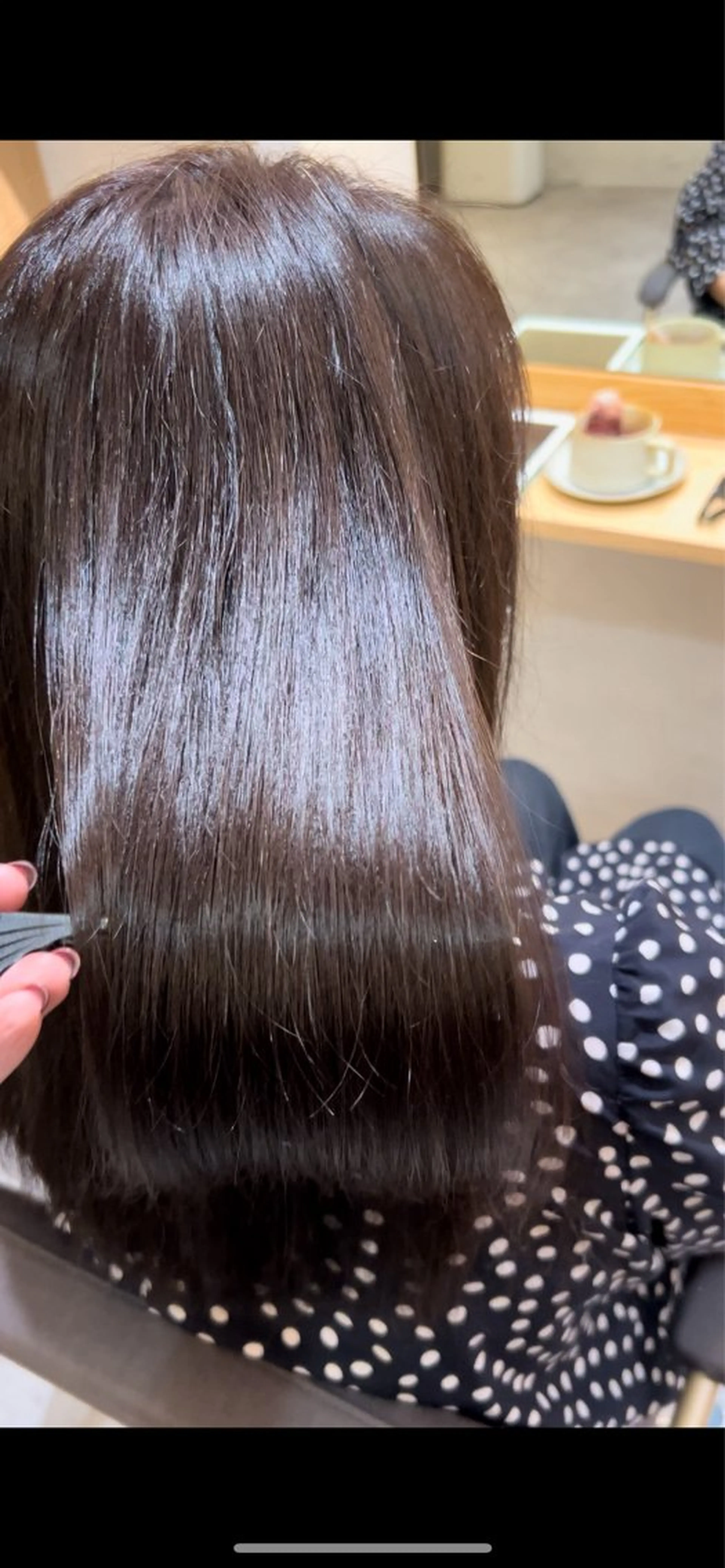 ロング カラー カット ヘアカラー トリートメント ヘッドスパ 長濱 奏のヘアスタイル