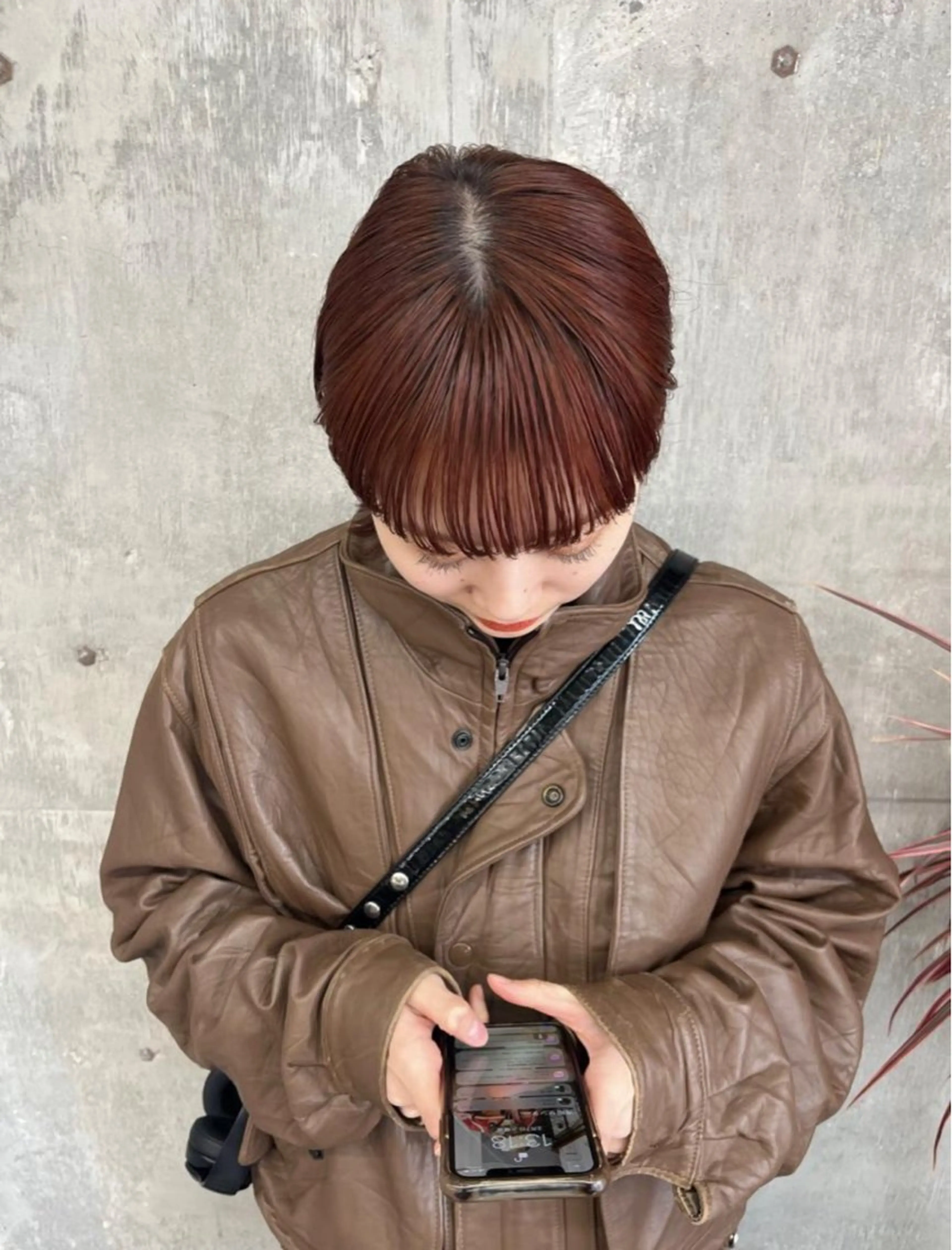 ミディアム カラー 森田遥奈/透明感カラ ー/似合わせカットのヘアスタイル