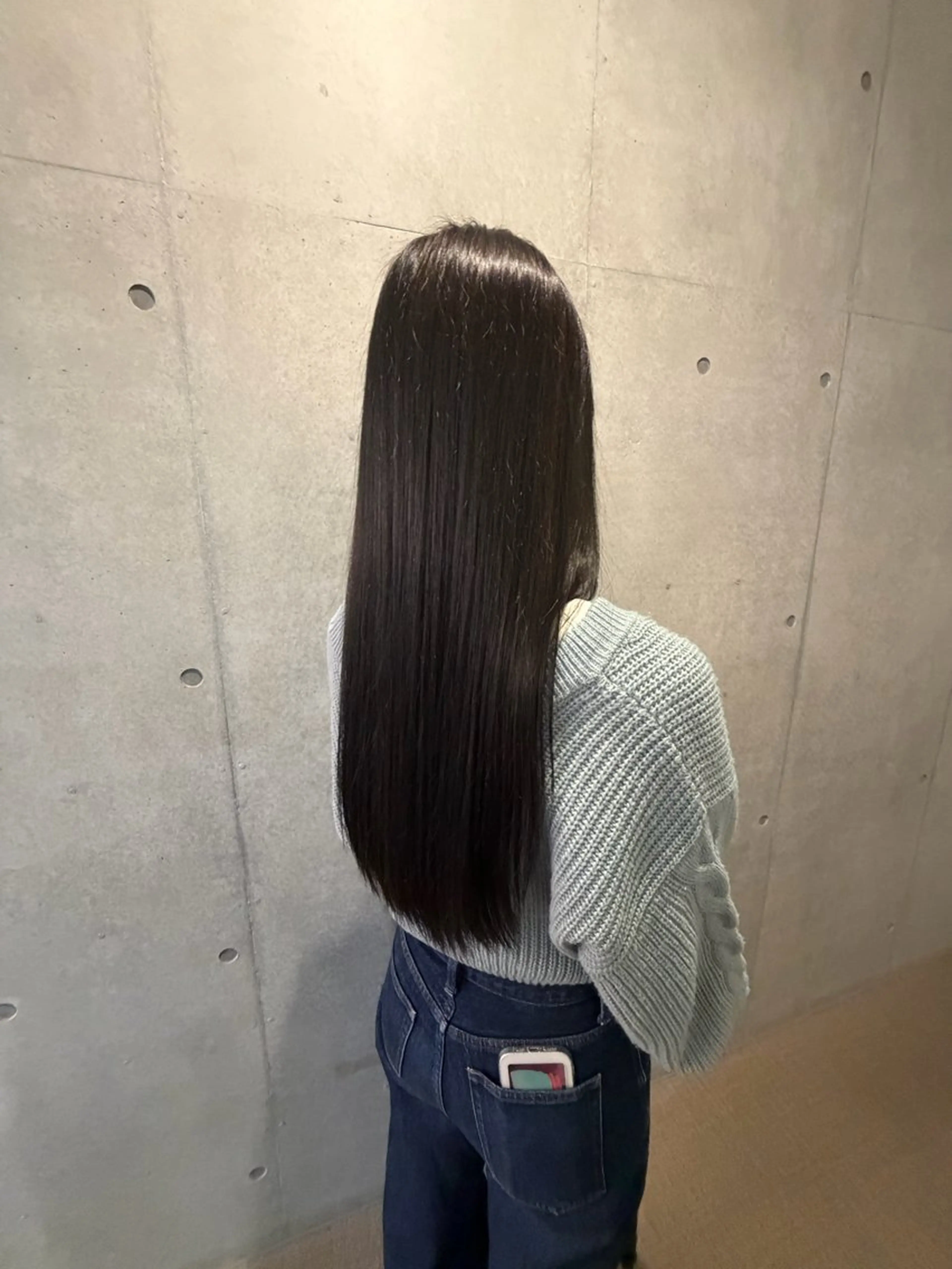 ロング カラー アッシュ ヘアカラー サエ💎横浜 カラーモデル募集中のヘアスタイル