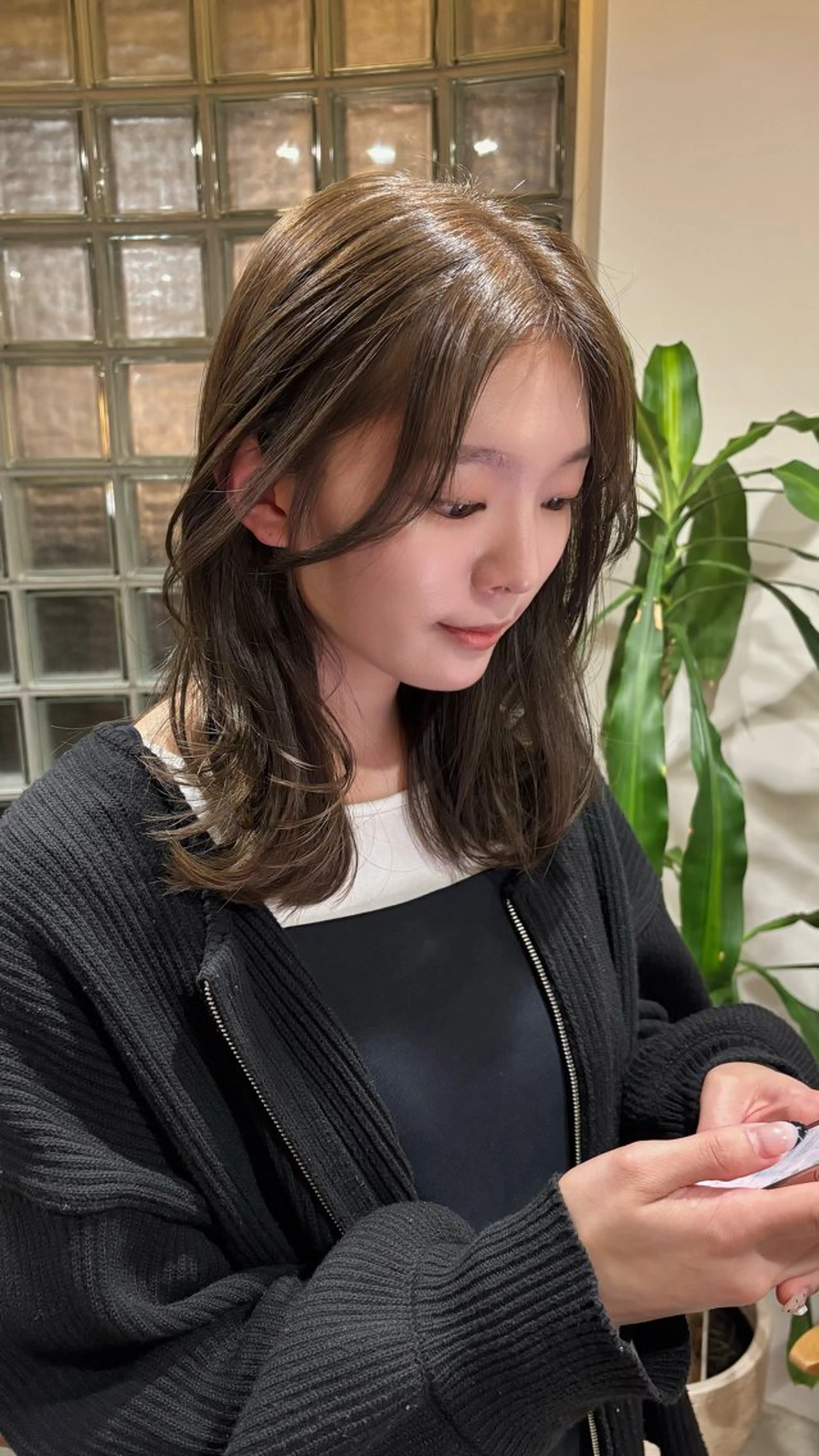 ミディアム 梅田美容室/カット /Maoのヘアスタイル