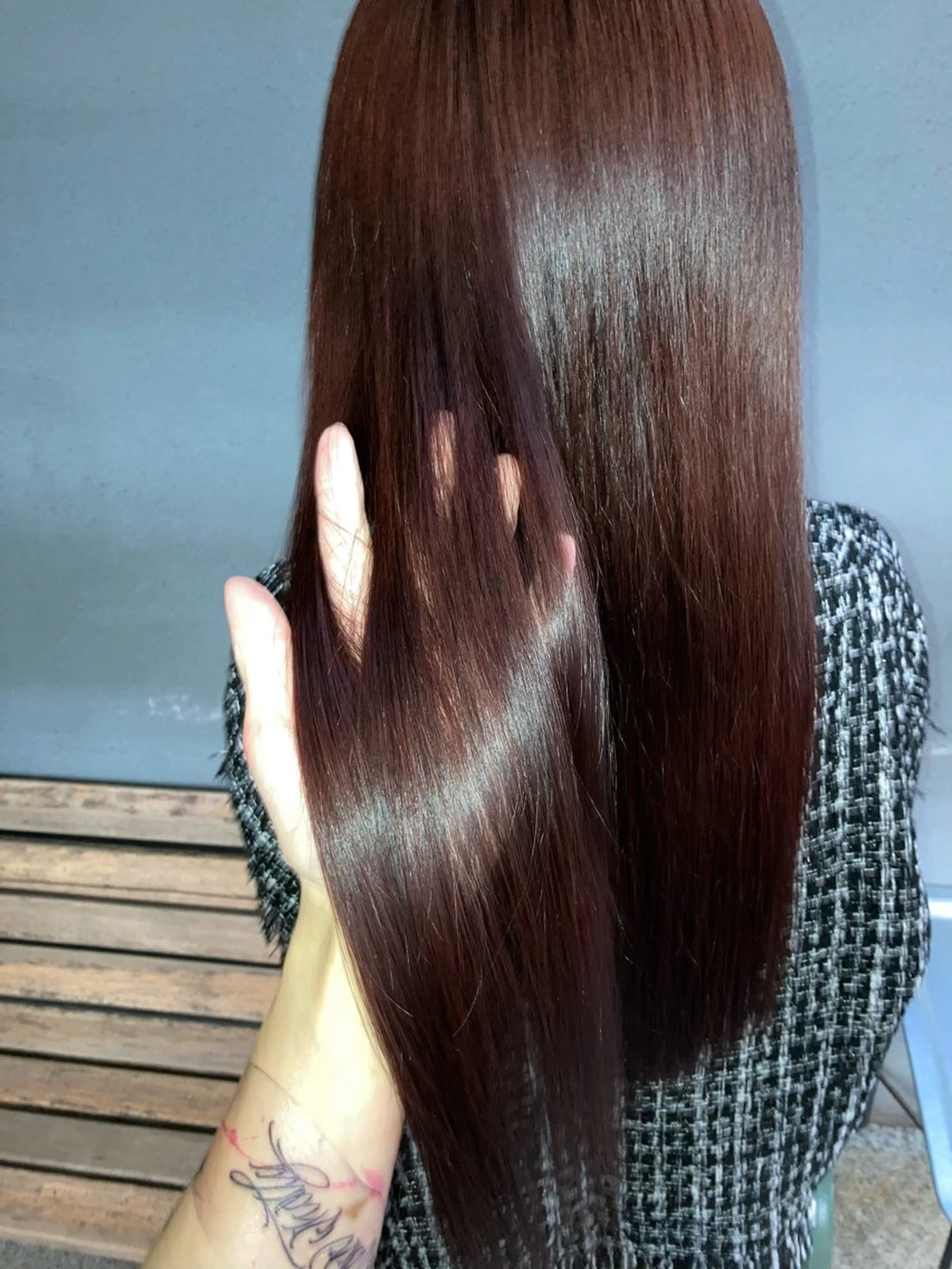 ロング カラー 髙橋 功誠のヘアスタイル