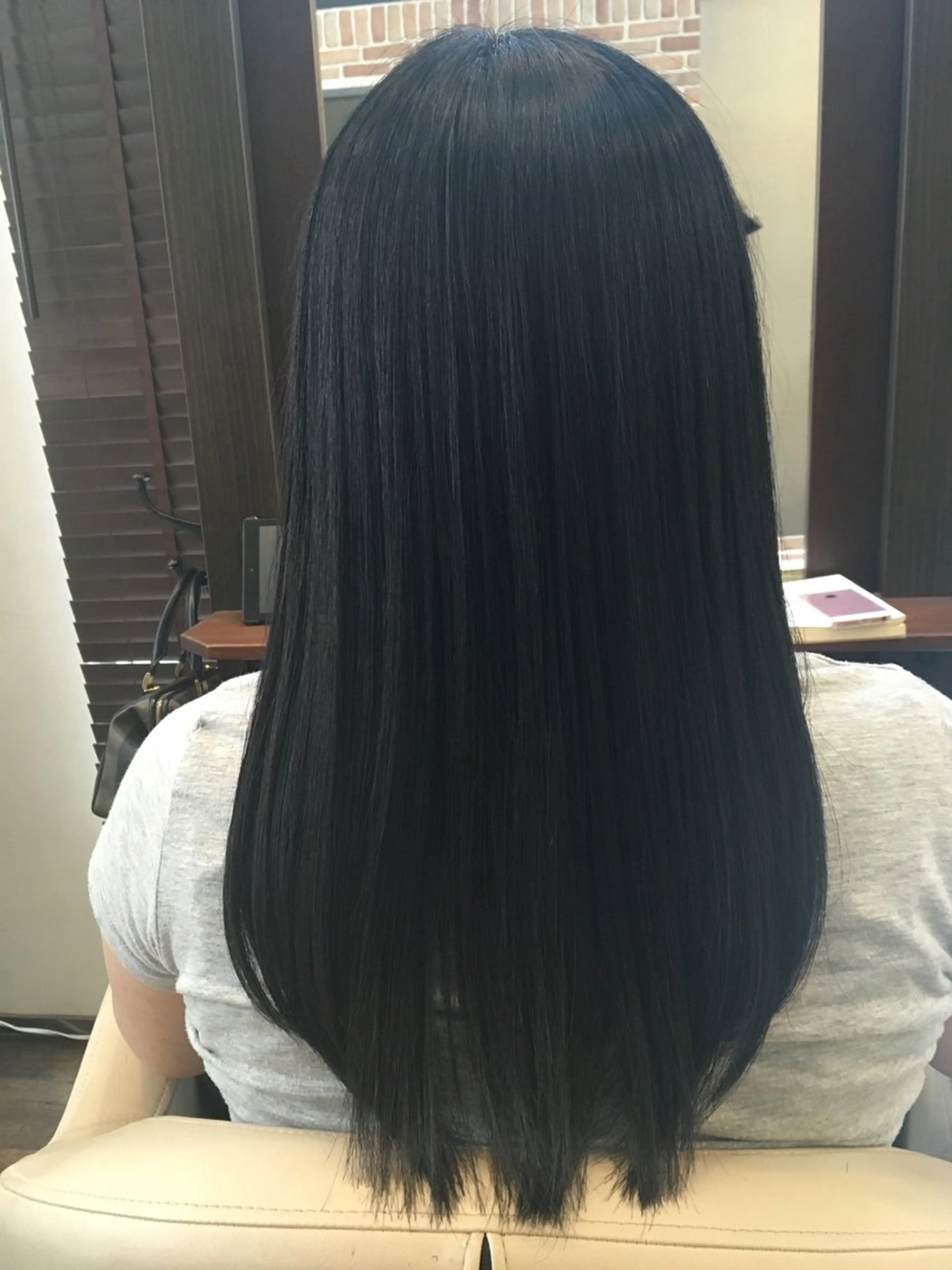 セミロング カット 縮毛矯正 トリートメント Re-PEP 大城のヘアスタイル