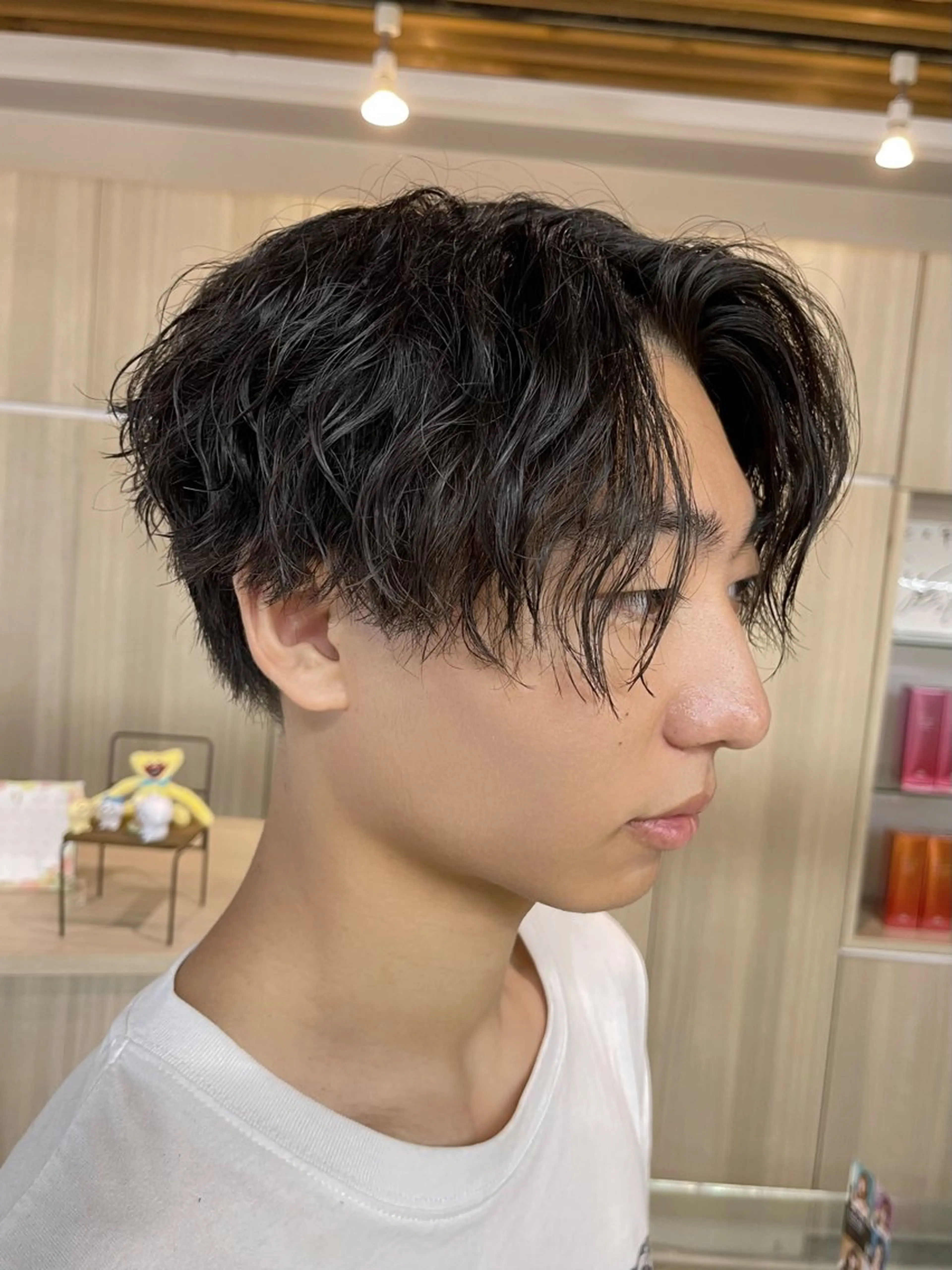 🐦⬛メンズ限定🐦⬛カット+ツイストスパイラルパーマ+1stepトリートメントの写真