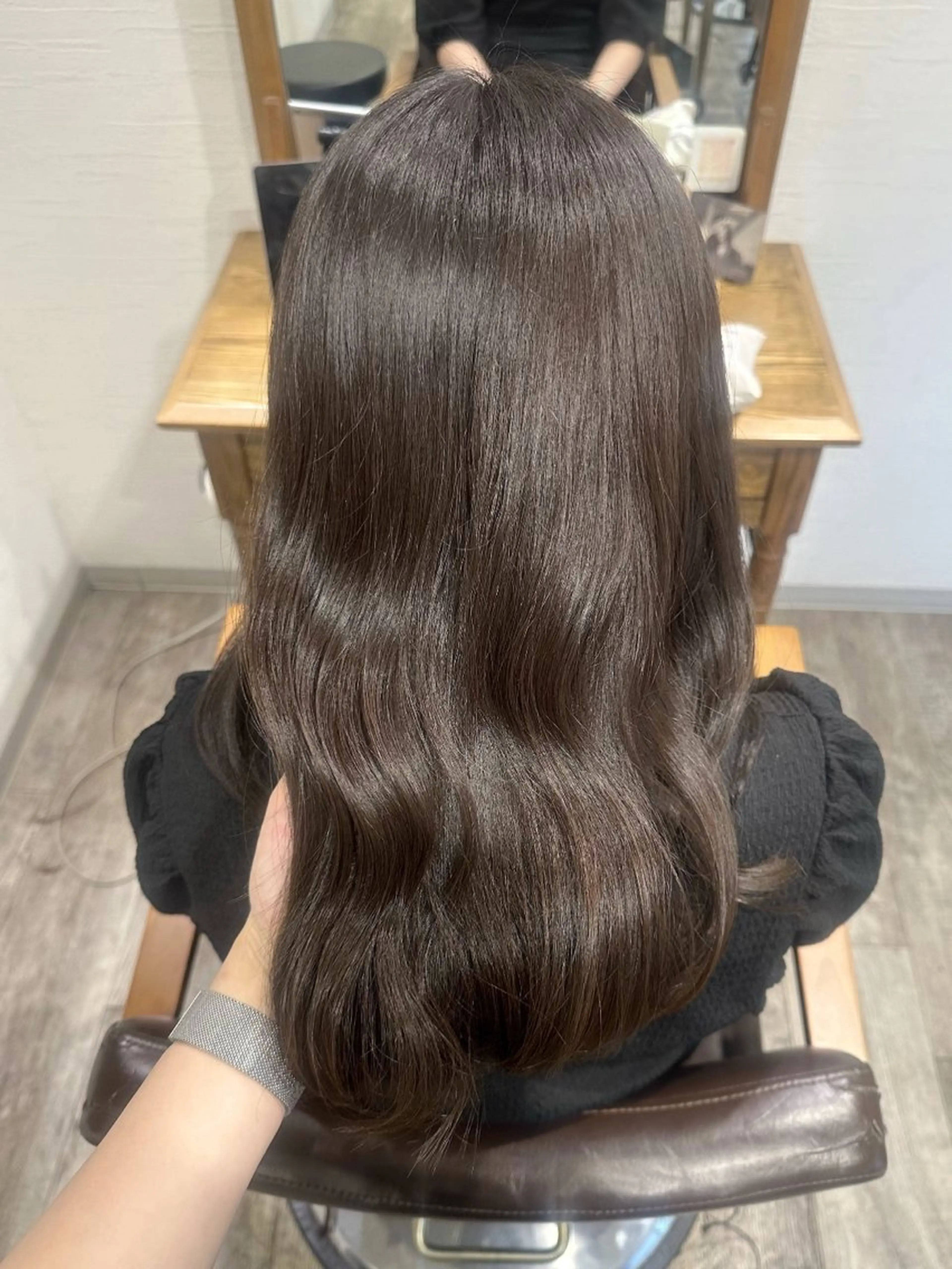 ミディアム ヘアカラー 🫧艶髪カラー/ 透明感カラー/ヒマリのヘアスタイル