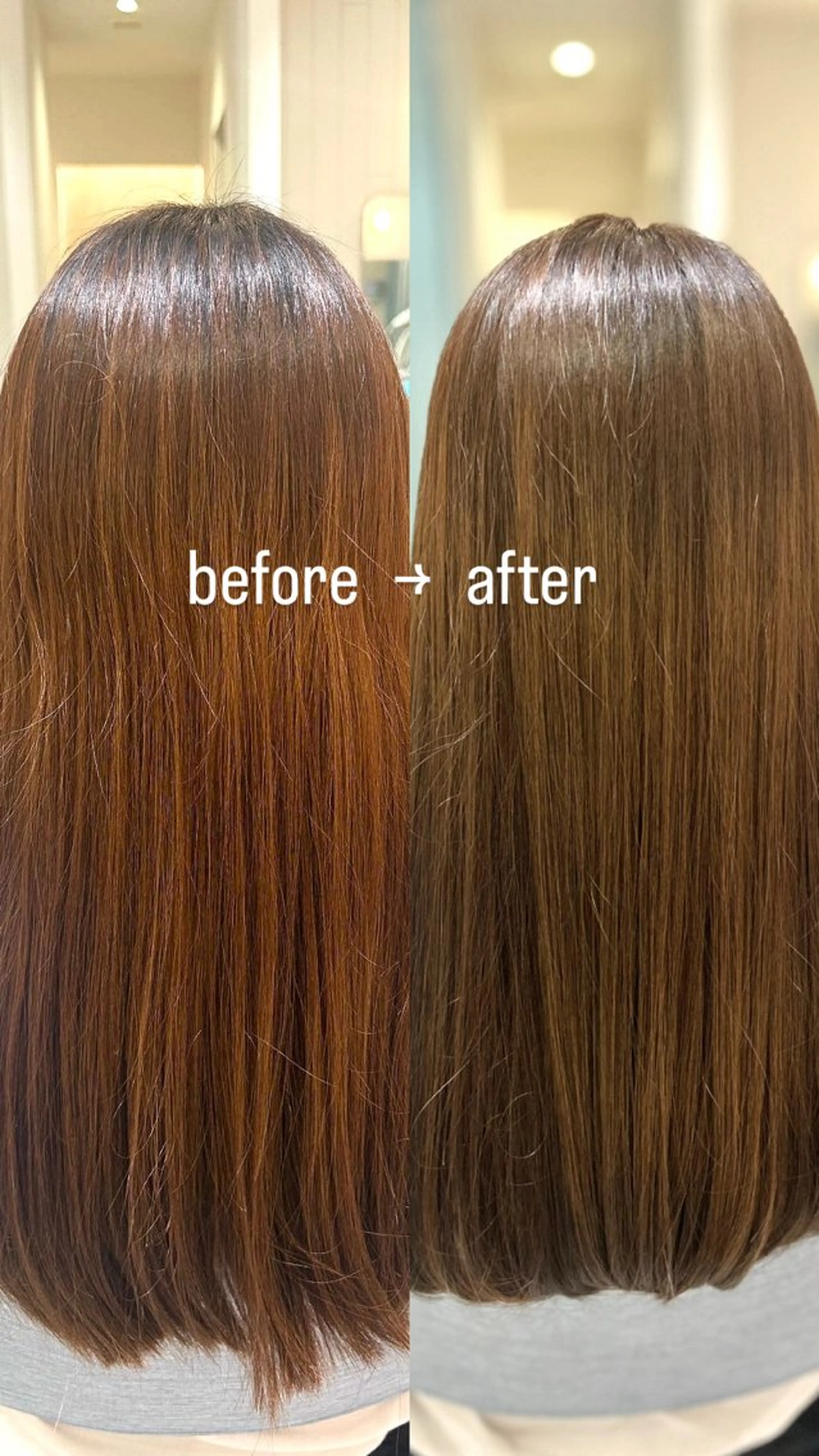 ロング カラー ブラウンカラー 透明感カラー オレンジ ショート✂︎ボブ/ /小駒杏花のヘアスタイル