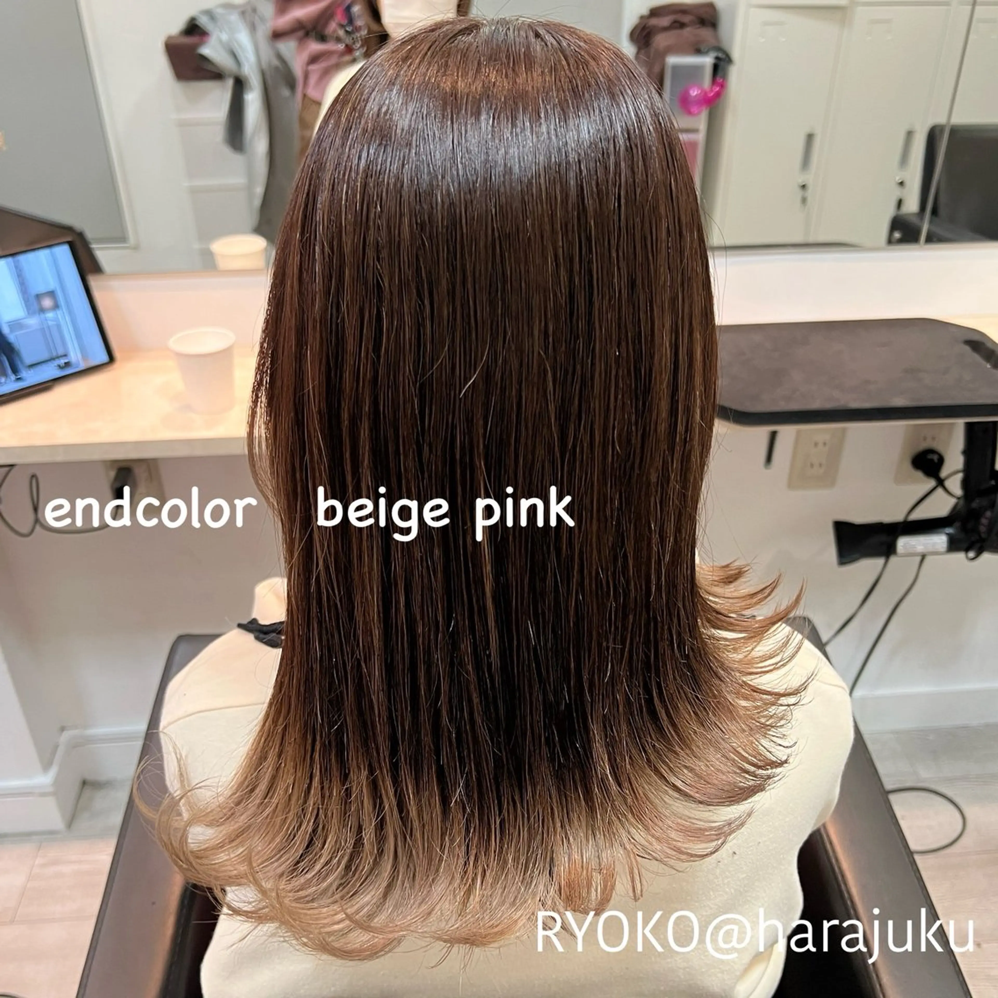 セミロング カラー パーマ ヘアアレンジ メンズ ワット 原宿のヘアスタイル