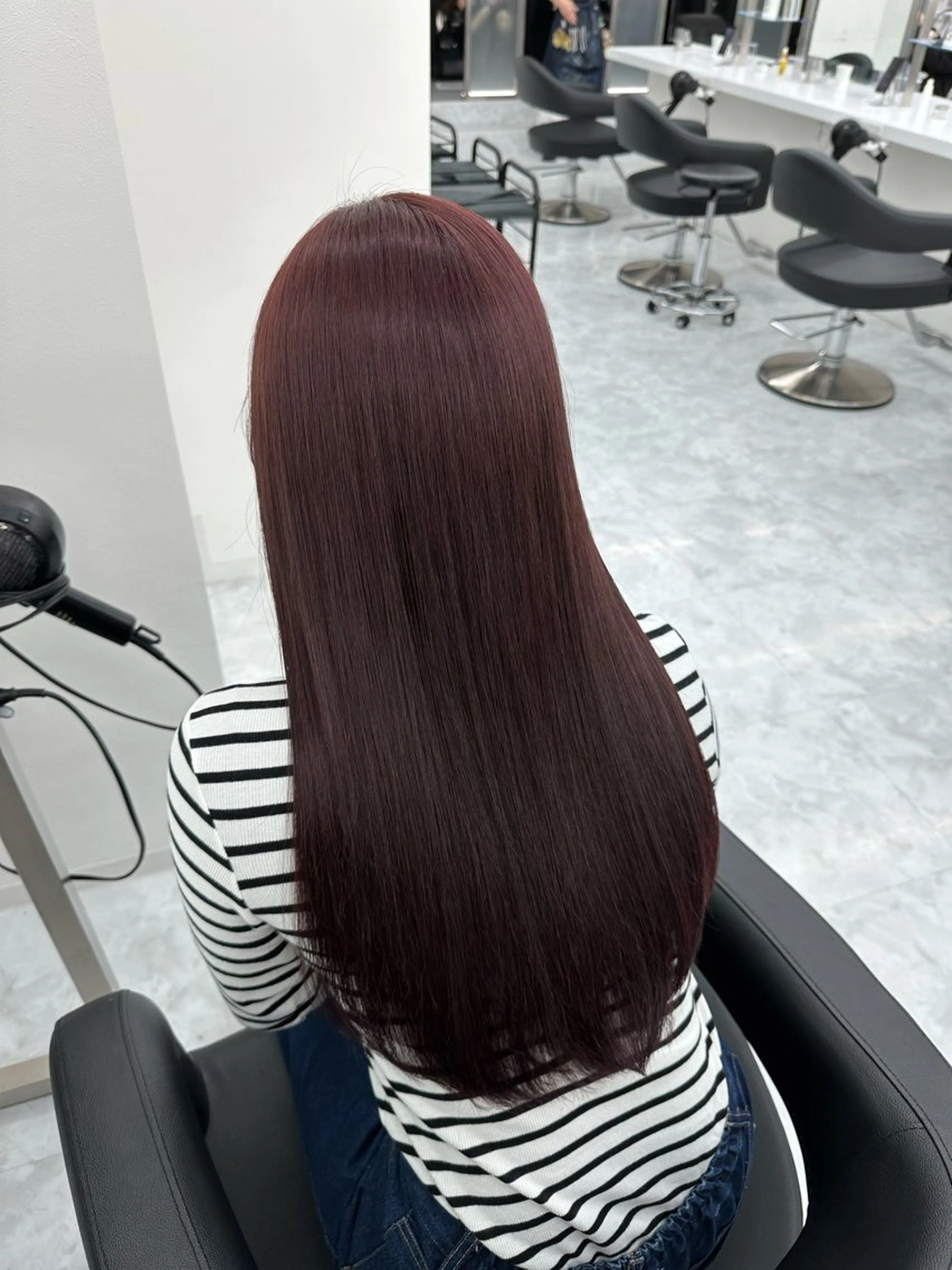 セミロング ヘアカラー トリートメント ヘッドスパ ヘアセット rio🧚🏻‍♀️ 暖色/グレージュのヘアスタイル