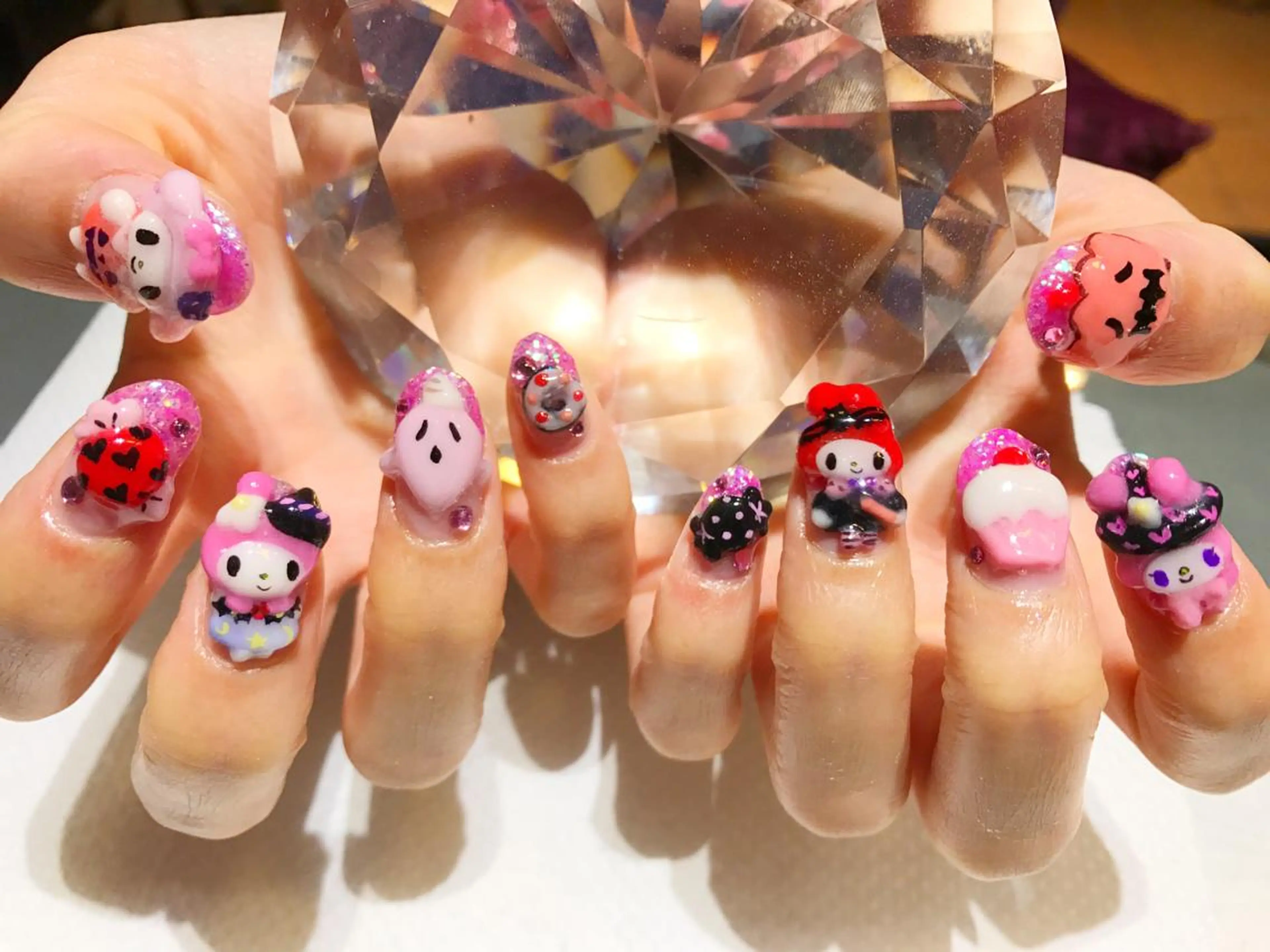 ネイル ジェルネイル グラデーション ラメ(グリッター) ラメグラデーション YUN 💅のネイルデザイン